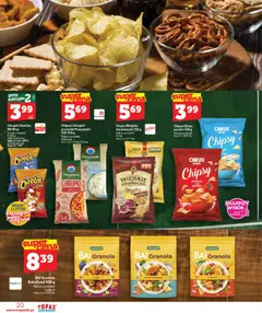Pogląd oferty "Topaz gazetka - Express" - ważna od 24.09.2026 | Strona: 20 | Produkty: Ketchup, Granola, Chrupki, Żurawina