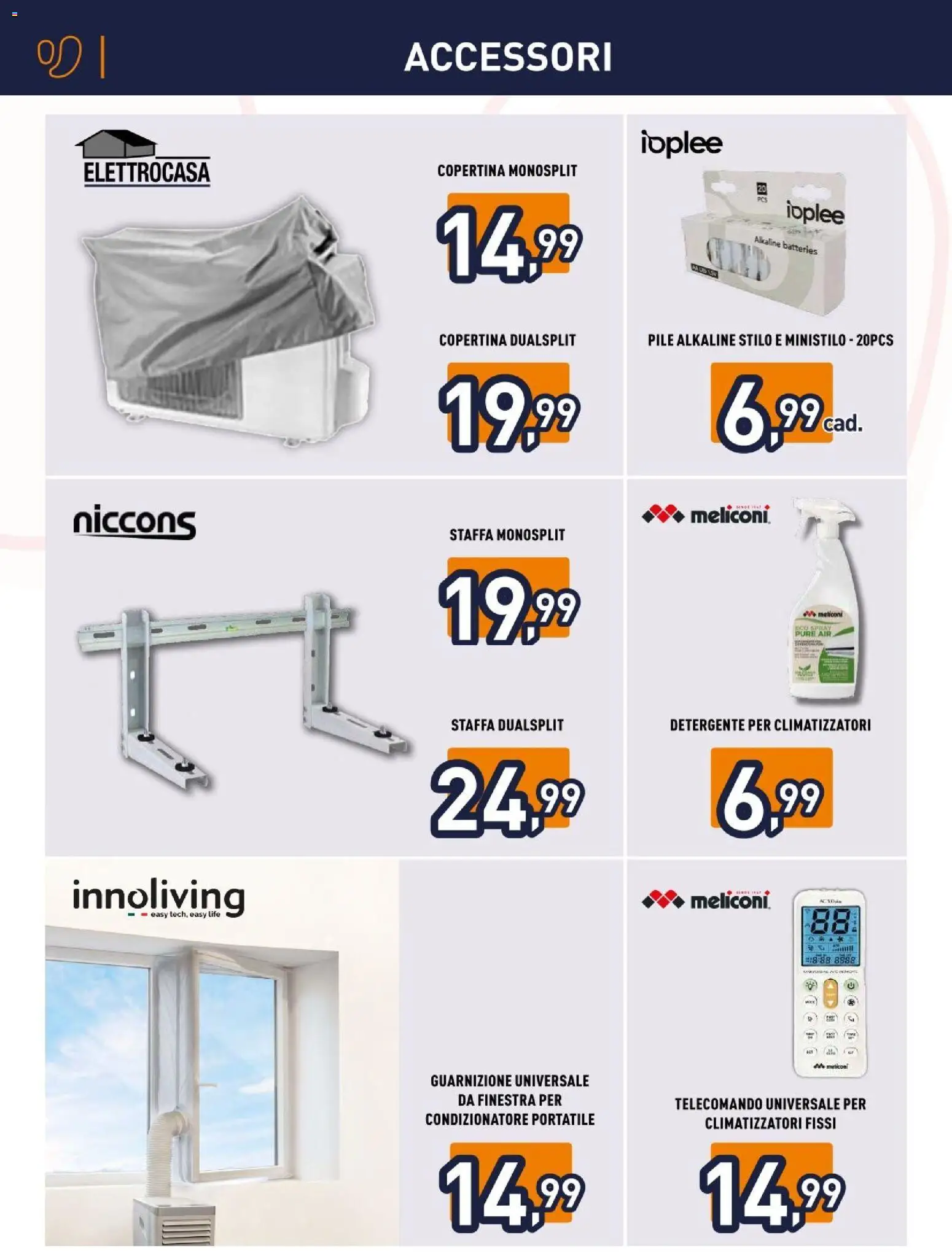 Volantino Unieuro del 11.06.2026 | Pagina: 12 | Prodotti: Pile, Telecomando, Detergente, Condizionatore portatile
