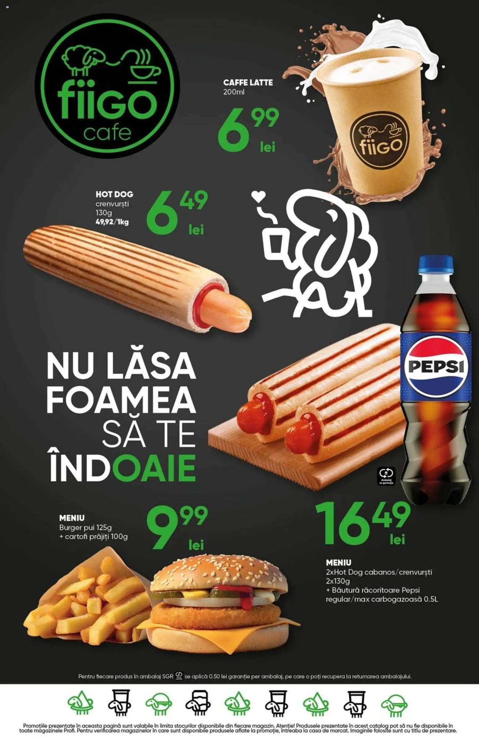 Noul catalog Profi – valabil de la 17.09.2026 | Pagină: 16 | Produse: Bautura racoritoare, Pui, Pepsi, Cartofi