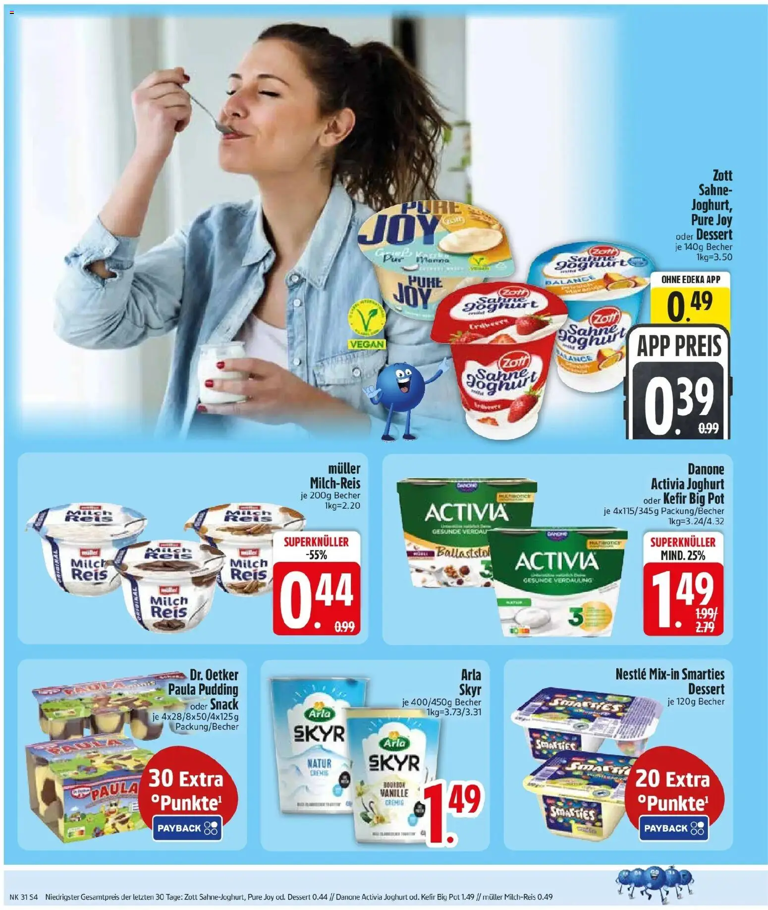 Edeka prospekt Rattenberg – gültig ab 27.07.2026 | Seite: 6 | Produkte: Milch, Joghurt, Smarties, Reis