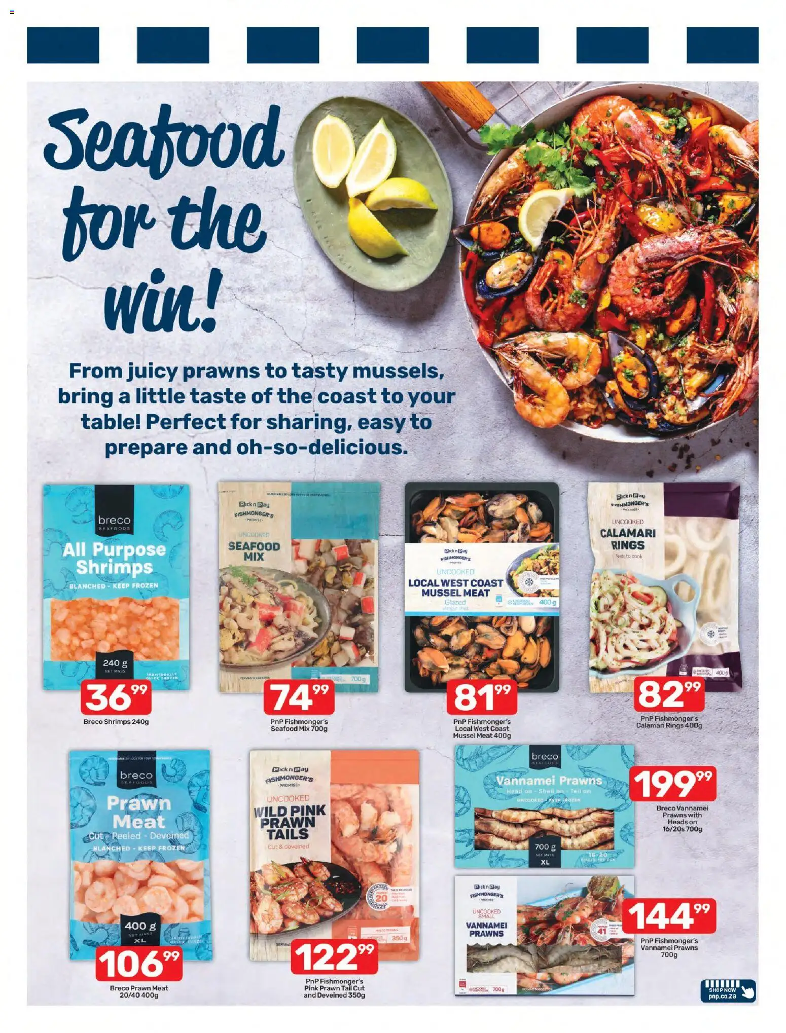 New Pick n Pay catalogue – valid from 05/10/2026 | Page: 6 | Products: Table, Seafood