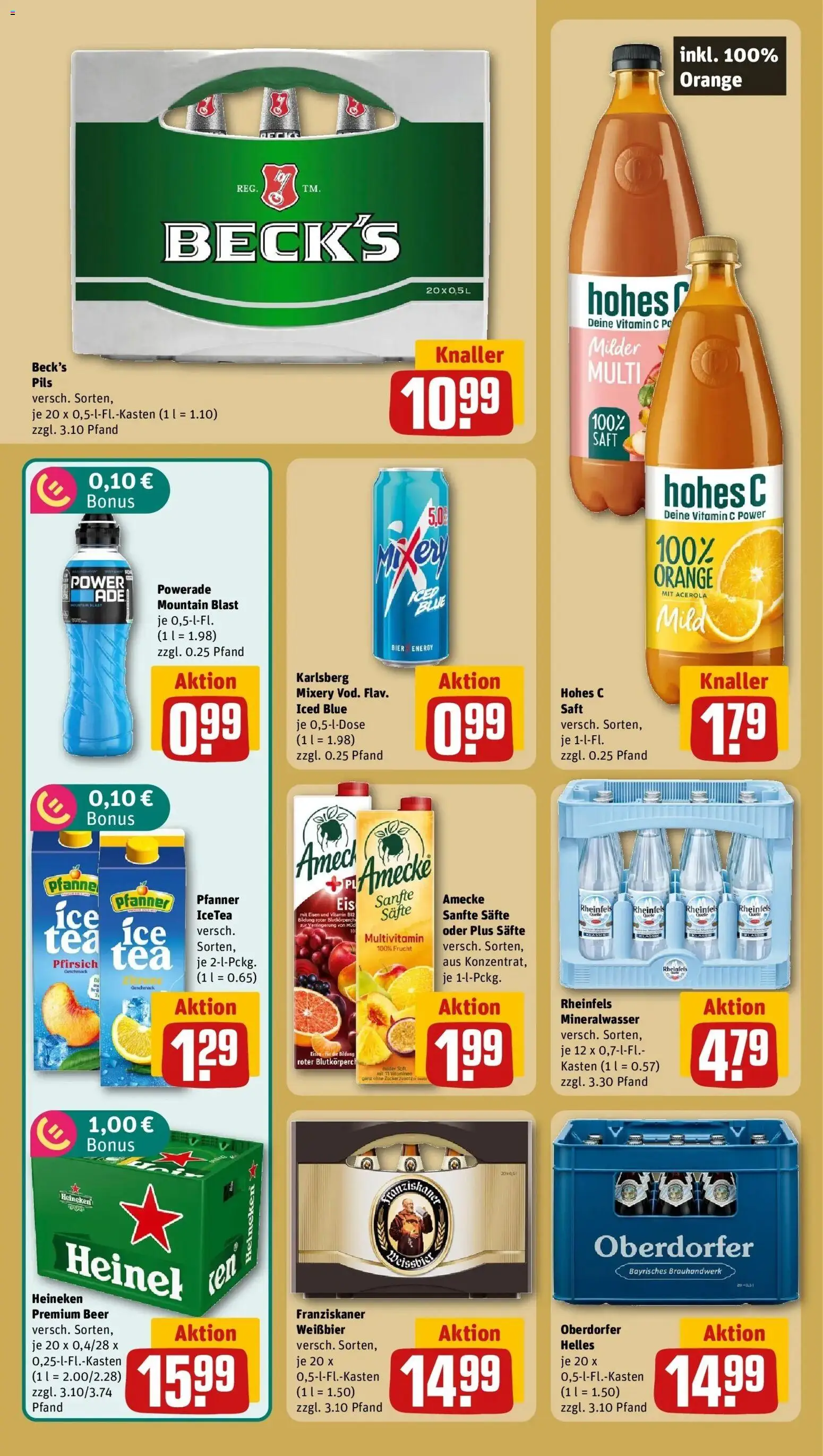 REWE Prospekt ab 31.08.2026 zum Blättern » Angebote | Seite: 22 | Produkte: Mixer, Weißbier, Pils, Powerade