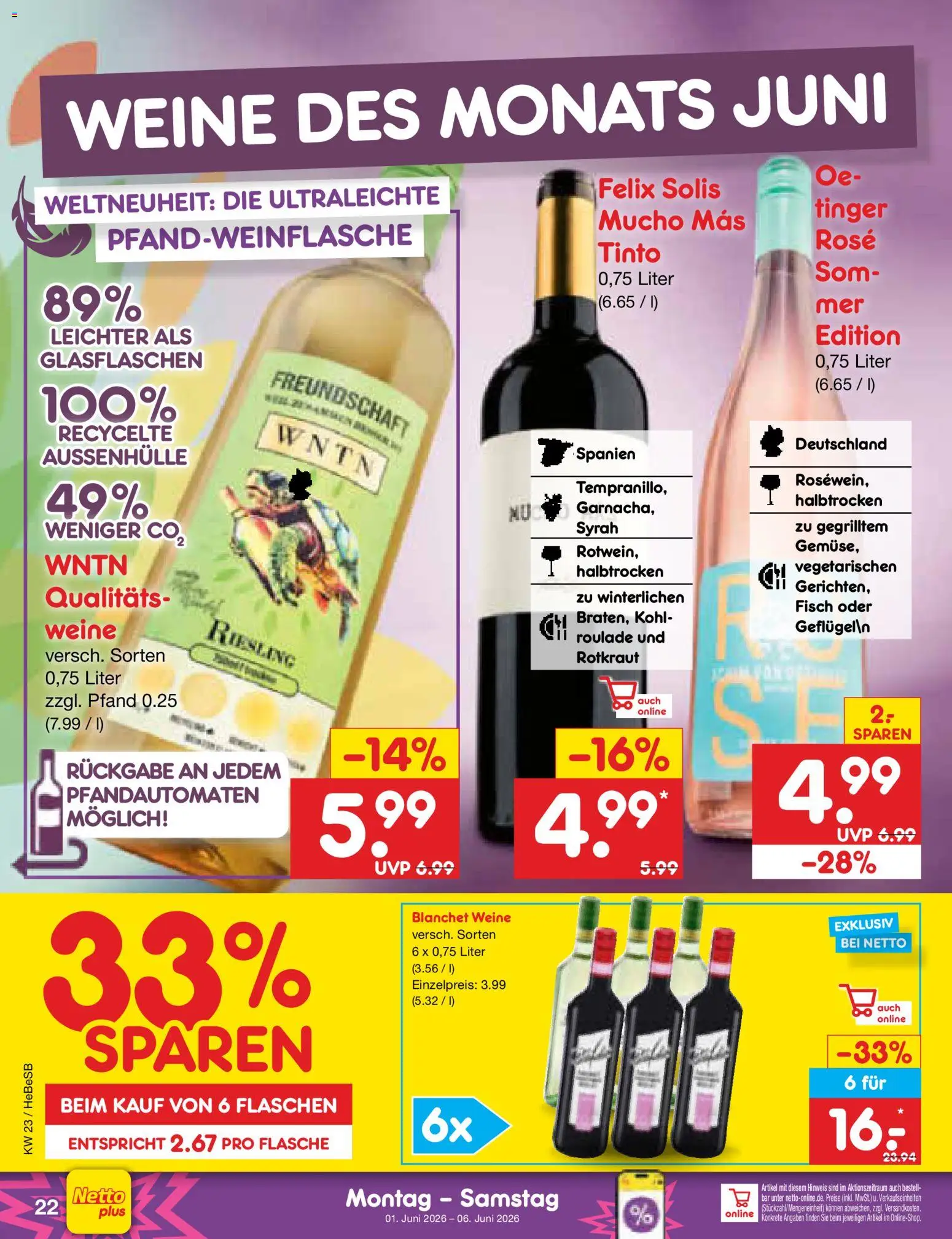 Netto Marken-Discount Prospekt – gültig ab 01.06.2026 | Seite: 32 | Produkte: Fisch