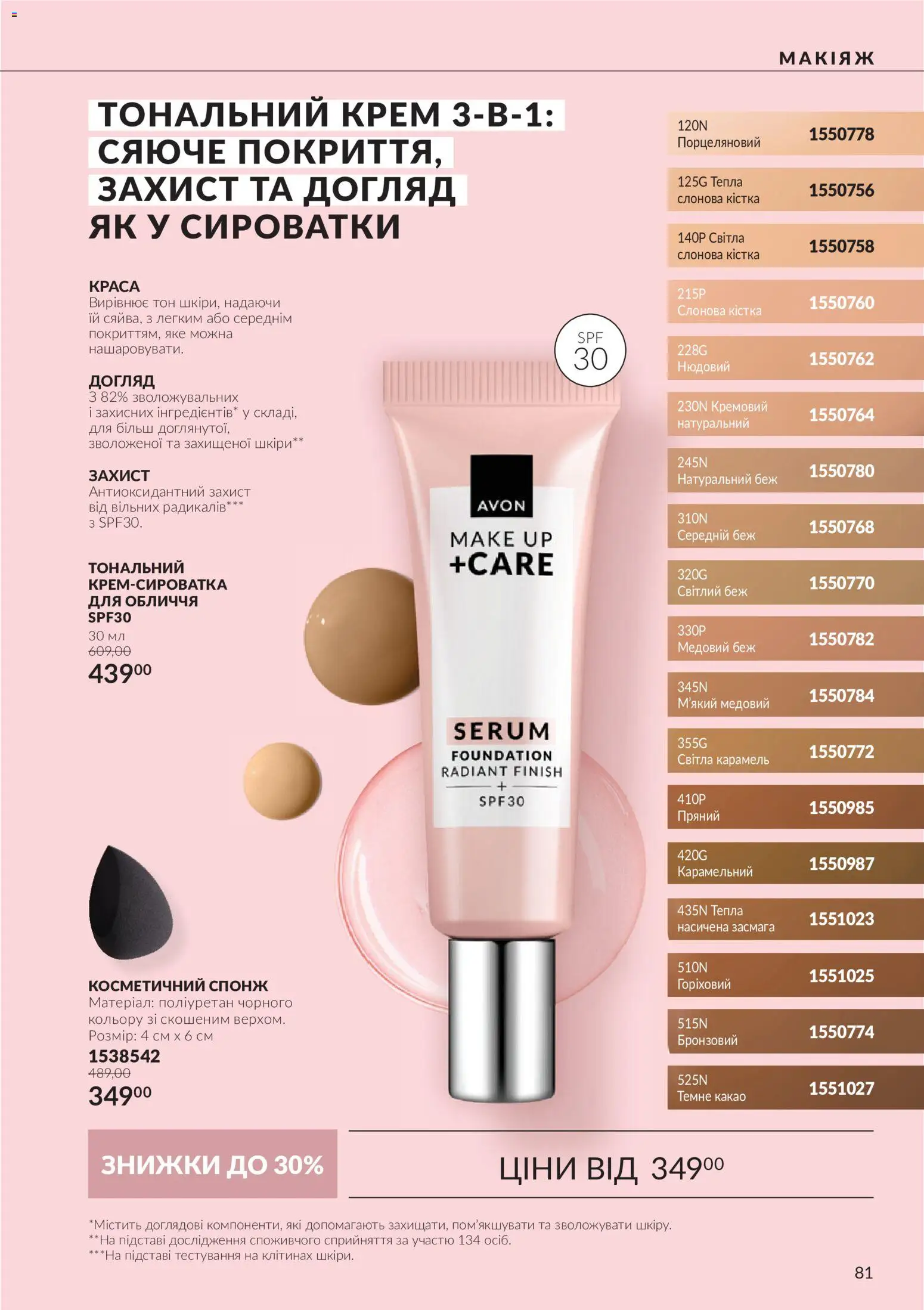 AVON Kаталог - дійснийкції з 01.11.2026 | Сторінка: 81