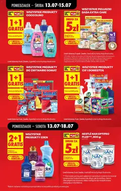 Pogląd oferty "WSZYSTKIE PRODUKTY CIF I DOMESTOS, Wybierz 1 produkt, drugi tańszy gratis" - ważna od 13.07.2026 | Strona: 19