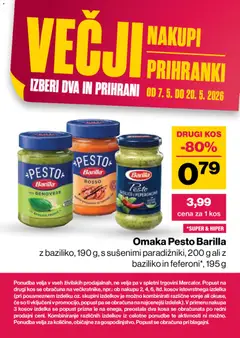 Mercator katalog akcije – veljaven od 07.05.2026 | Stran: 49 | Izdelki: Kos, Pesto, Omaka