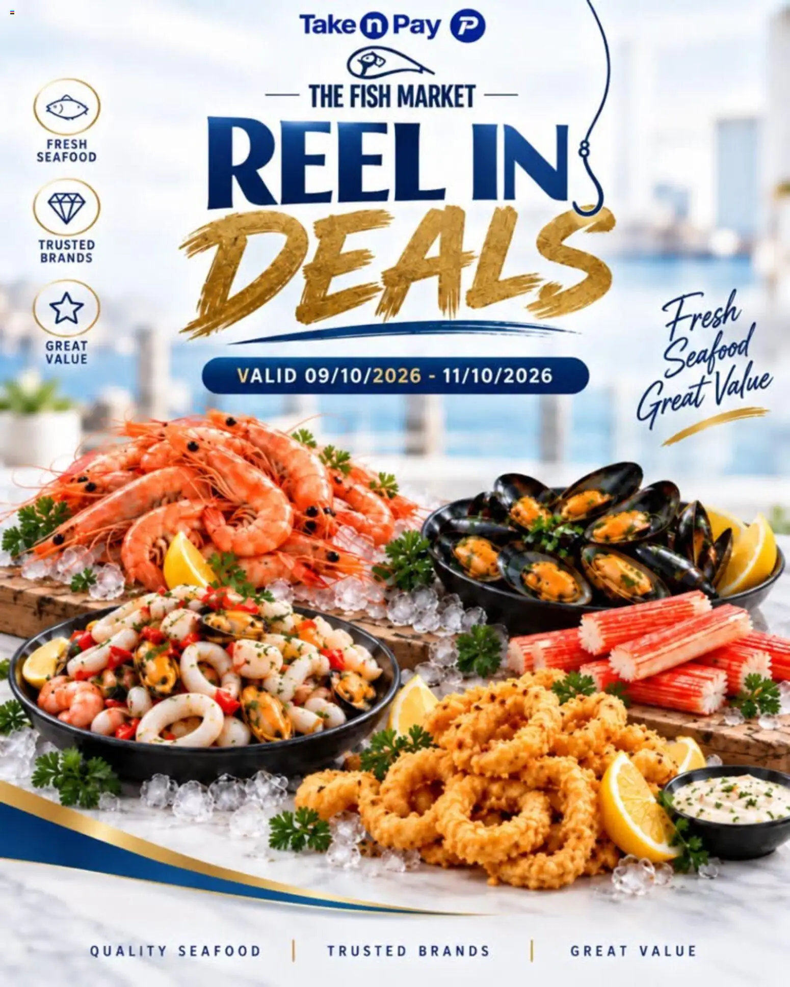 New Take n Pay catalogue – valid from 09/10/2026 | Page: 31 | Products: Fish, Seafood