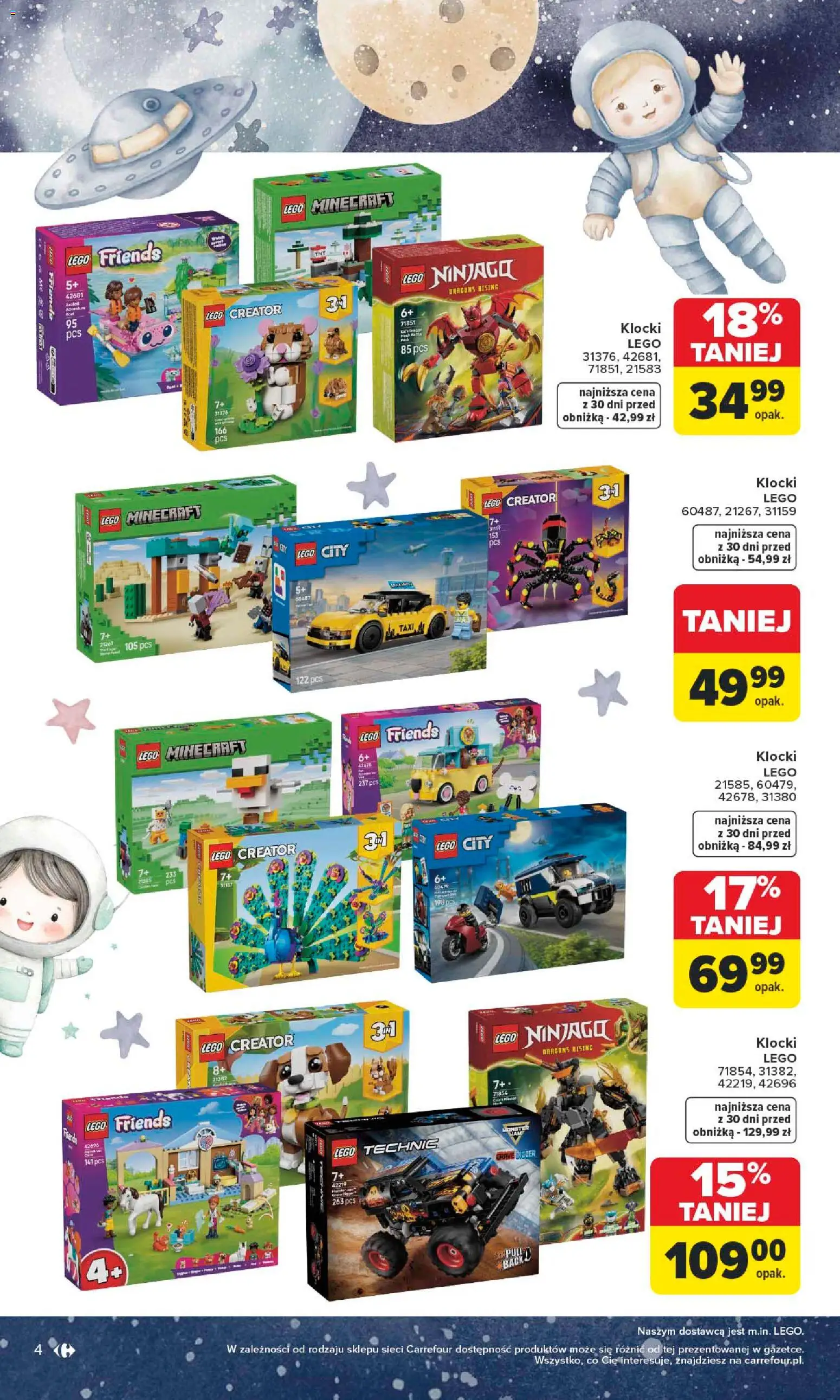 Carrefour gazetka - Dzień Dziecka od 18.05.2026 | Strona: 4 | Produkty: PC, Lego, Klocki Lego