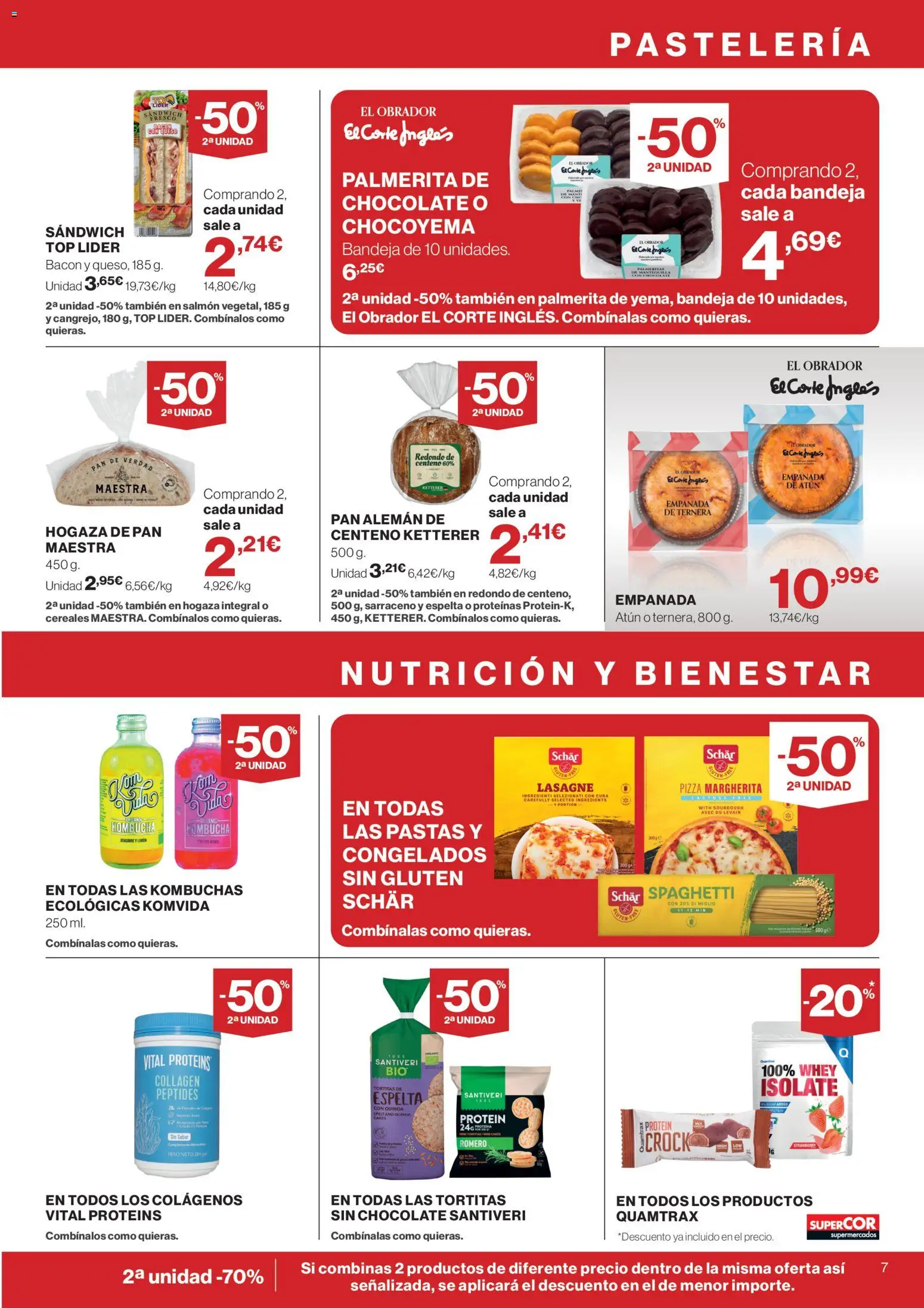 Supercor folleto │ válido desde el 13/08/2026 | Página: 7 | Productos: Quinoa, Queso, Chocolate, Pizza