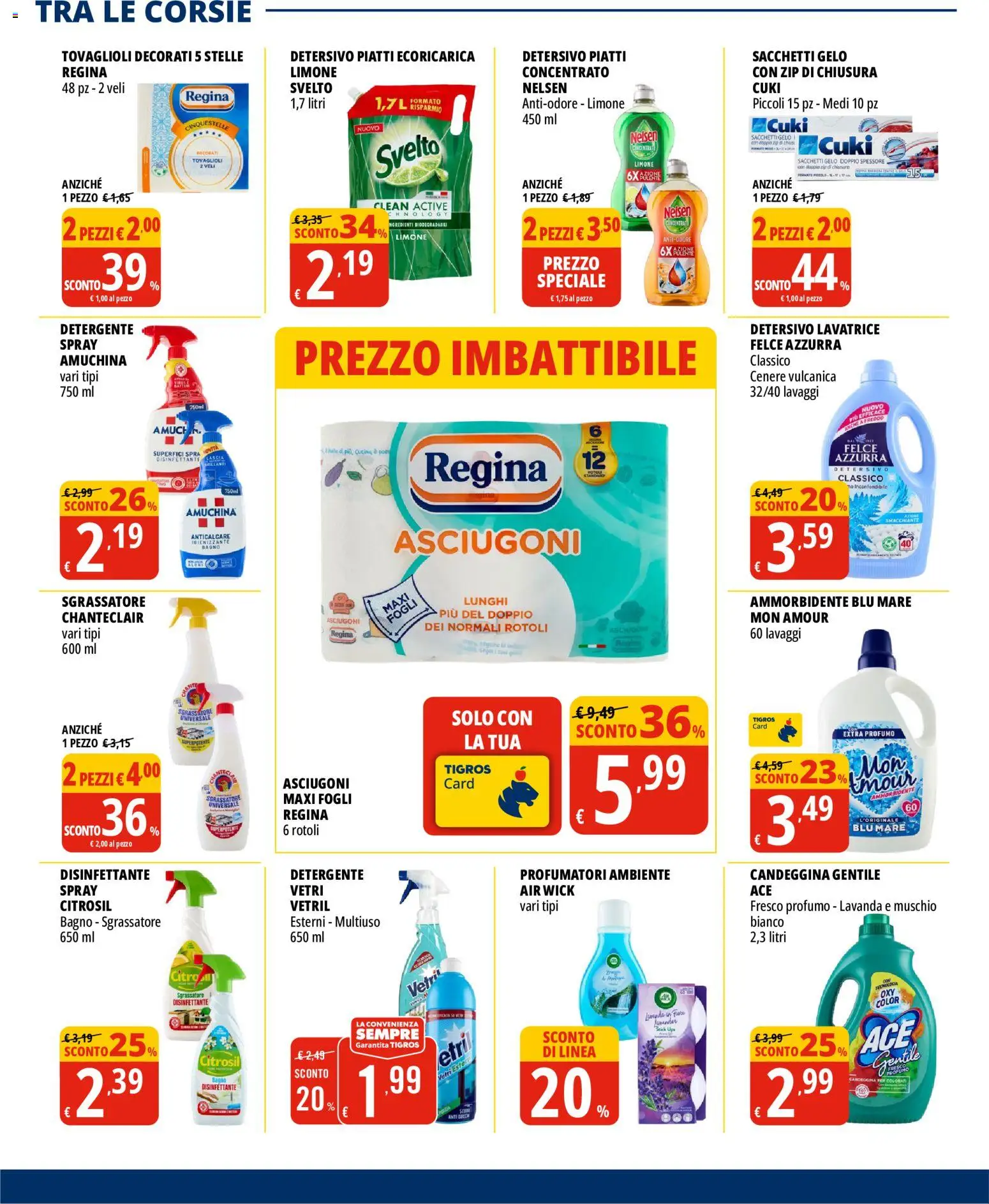 Volantino Tigros del 02/09/2026 | Pagina: 26 | Prodotti: Ammorbidente, Ingredienti, Lavanda, Bagno