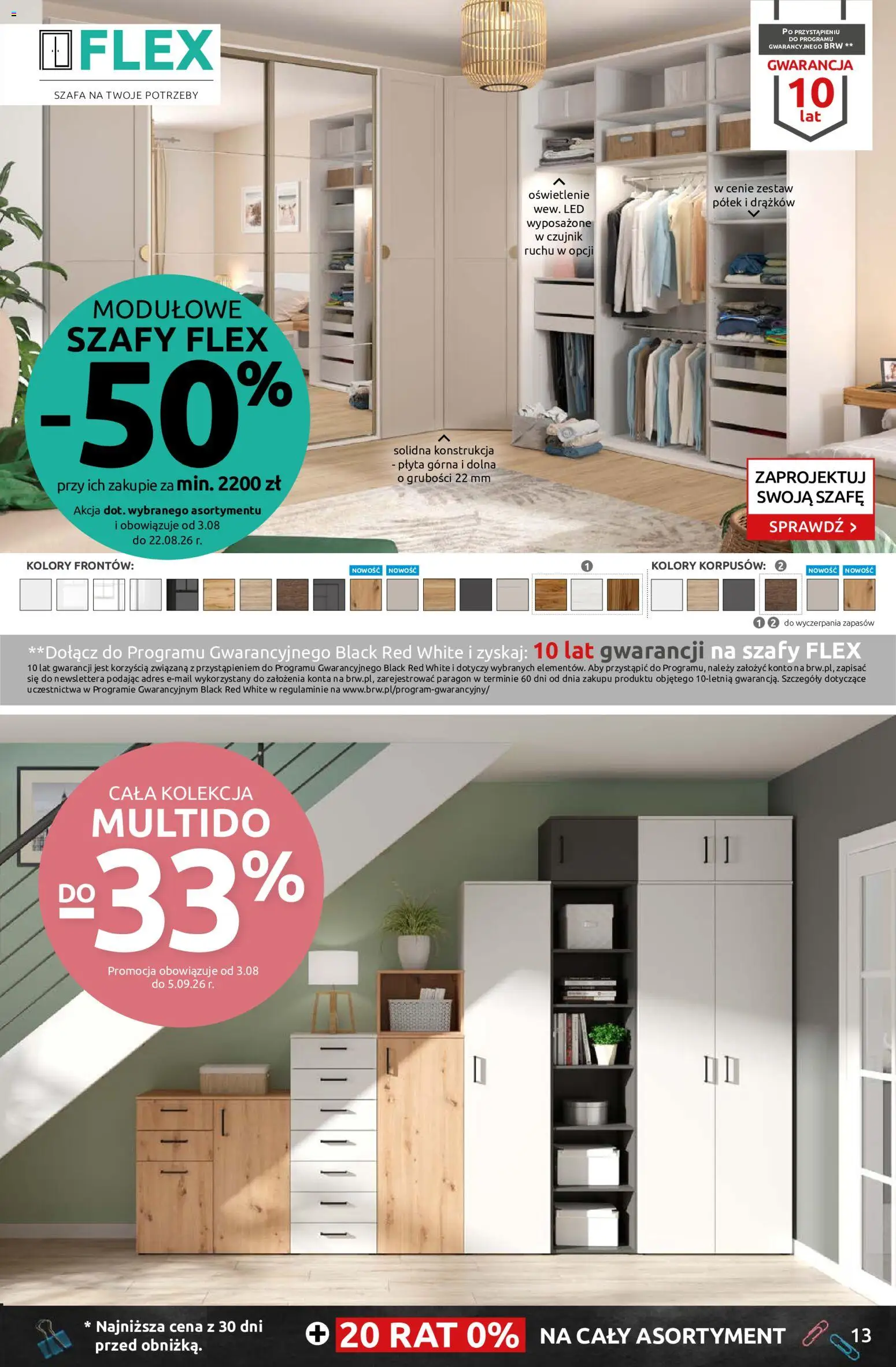Black Red White promocje od 03.08.2026 | Strona: 13 | Produkty: Szafa