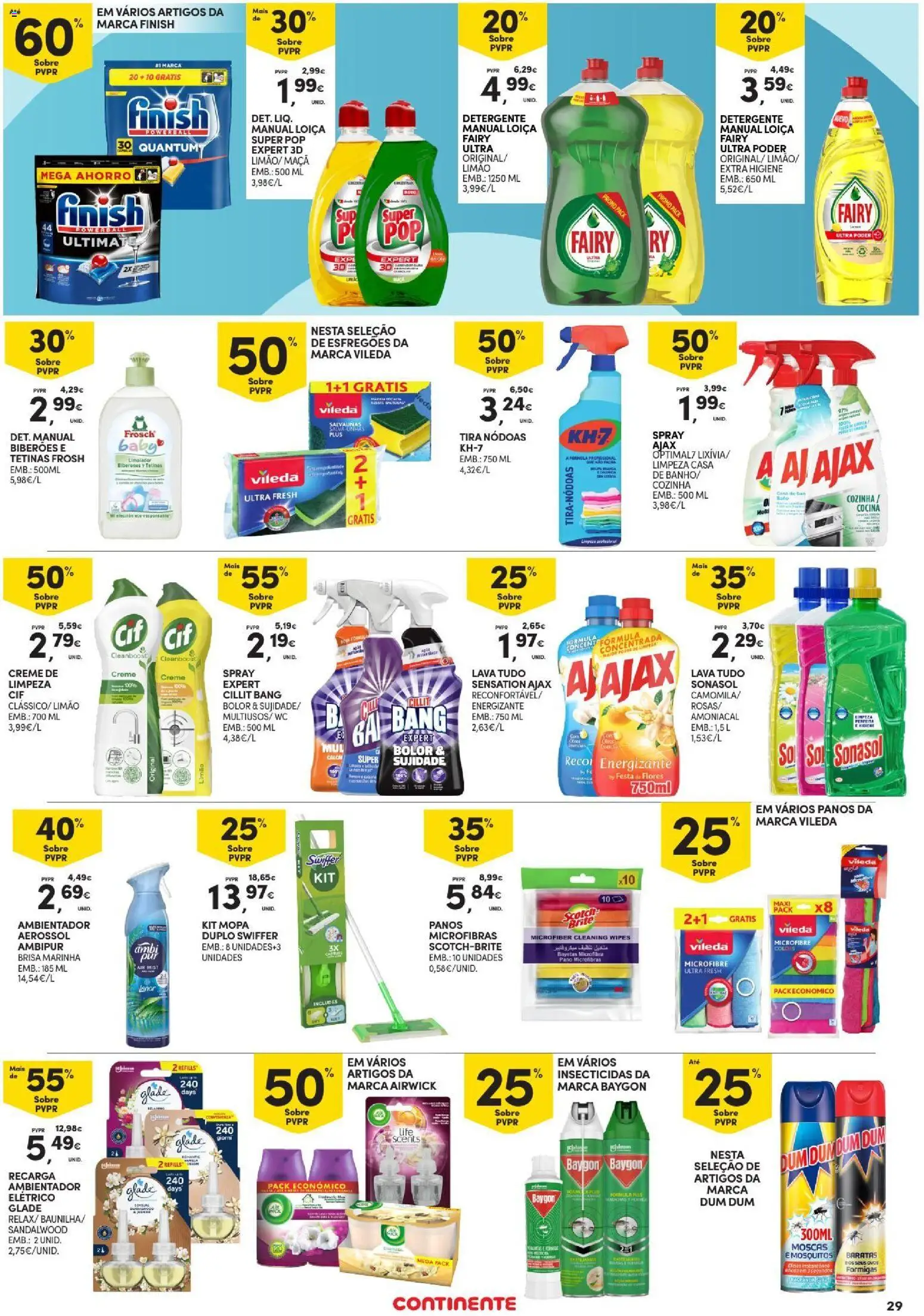 Continente Açores │ válido de 20/08/2026 | Página: 29 | Produtos: Biberões, Ambientador, Maça, Creme