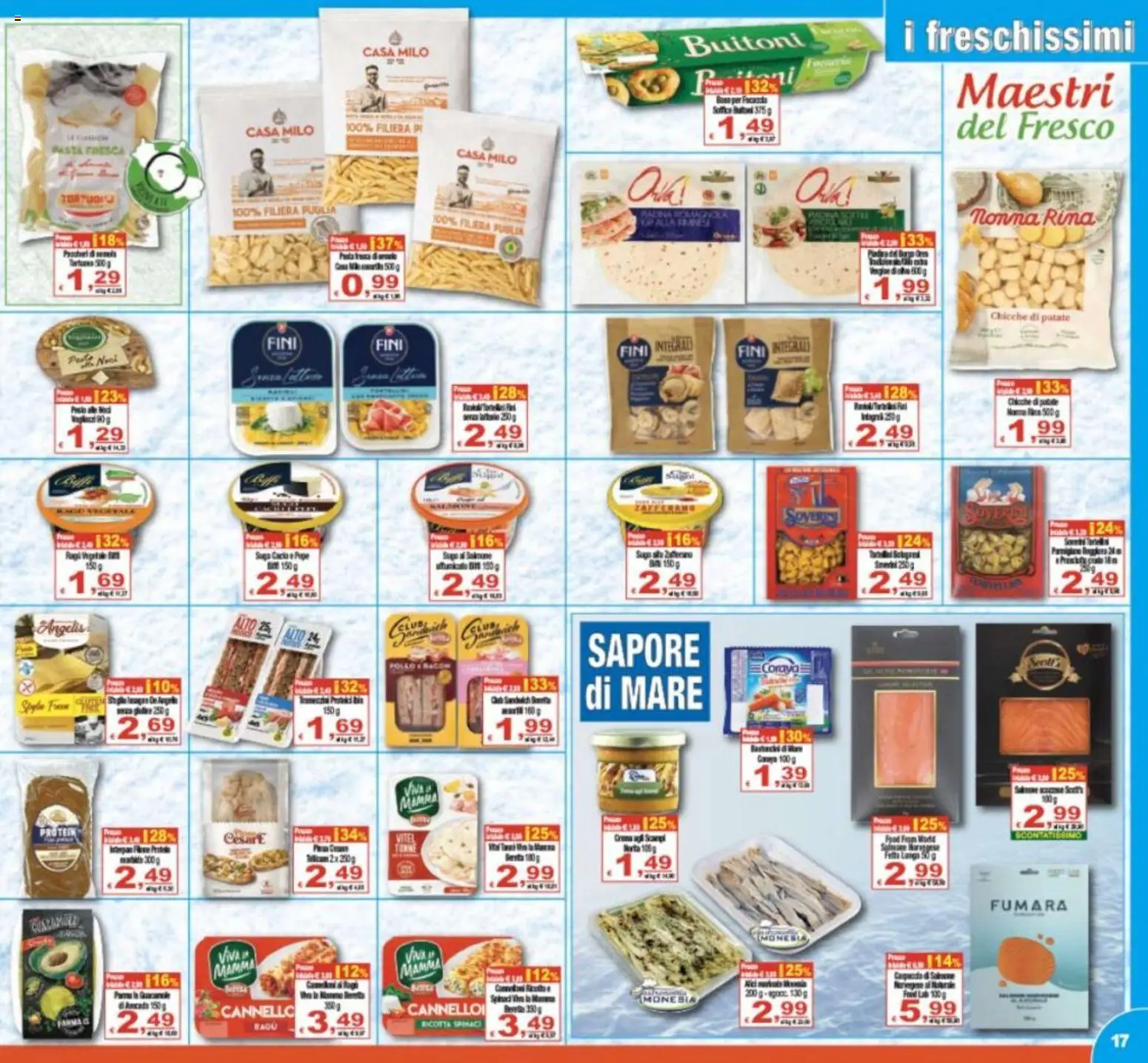 Volantino CTS del 01/07/2026 | Pagina: 17 | Prodotti: Focaccia, Pasta, Spinaci, Ragú