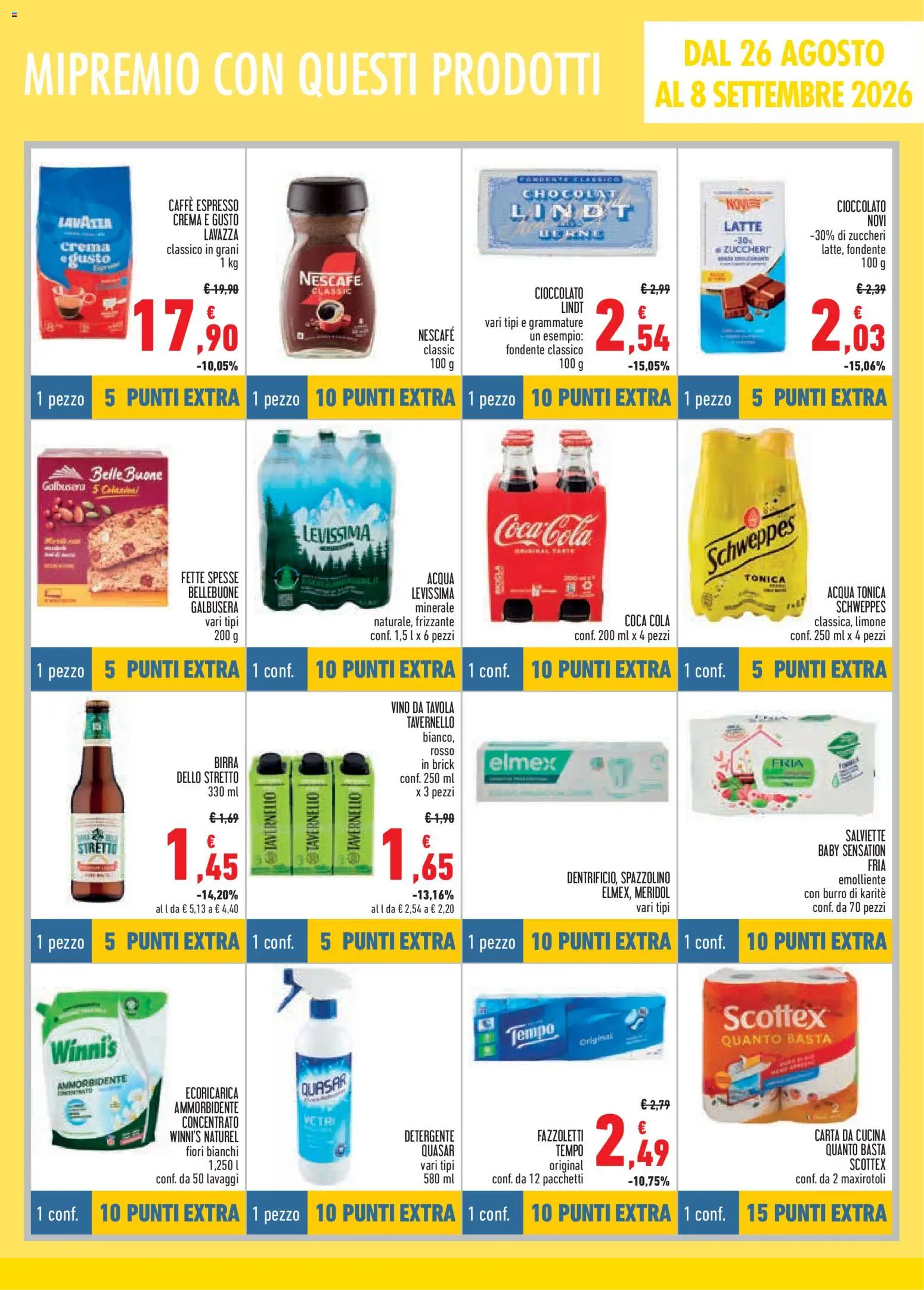 Volantino Conad del 12/08/2026 | Pagina: 7 | Prodotti: Crema, Fazzoletti, Limone, Vino