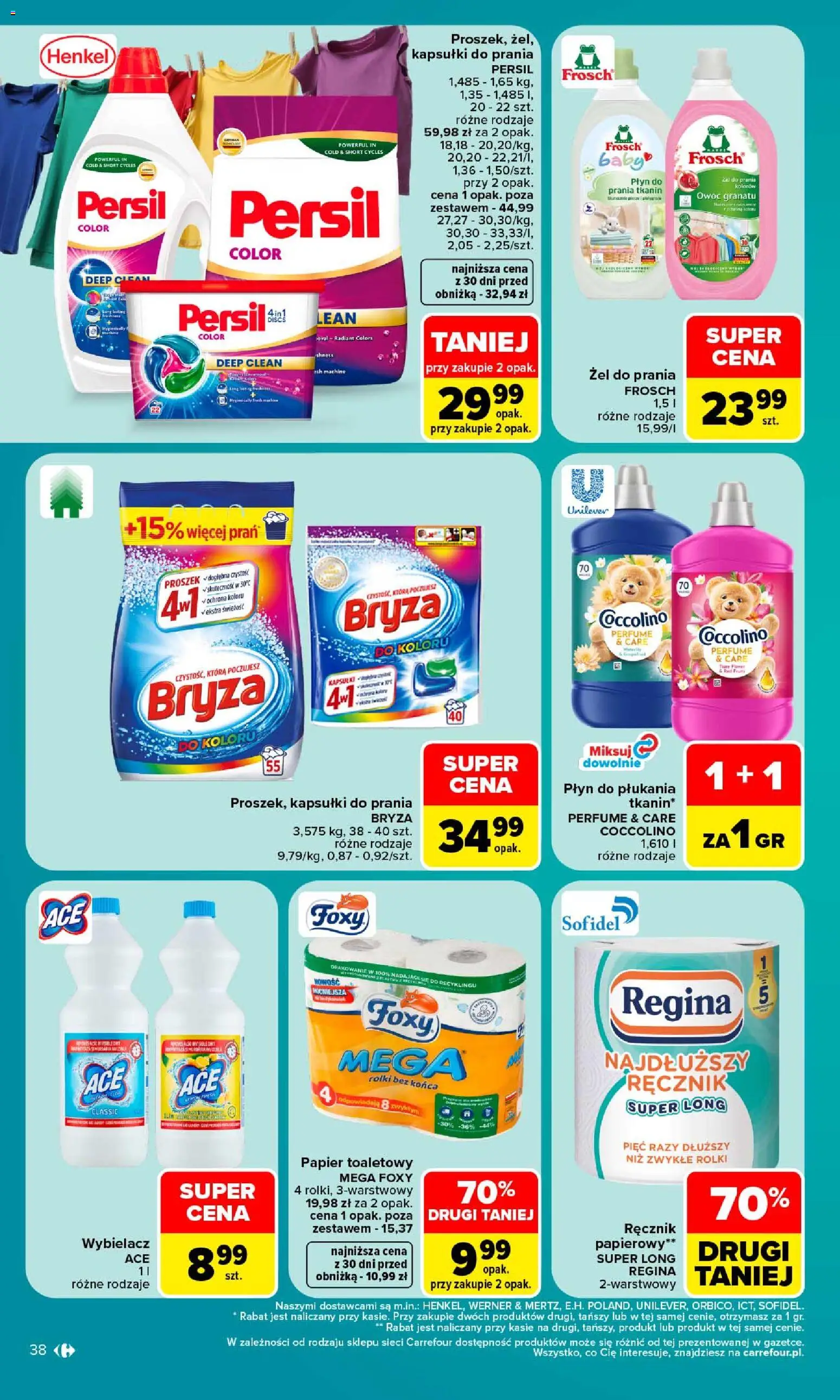 Carrefour gazetka od 24.08.2026 | Strona: 40 | Produkty: Kapsułki, Proszek, Persil, Coccolino