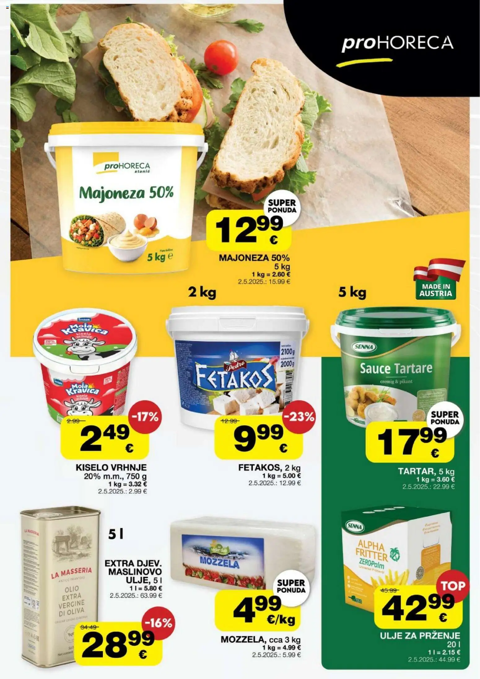 Stanić Diskont katalog | vrijedi od 29.10.2026 | Stranica: 3 | Proizvodi: Ulje za prženje, Ulje, Kiselo vrhnje, Majoneza