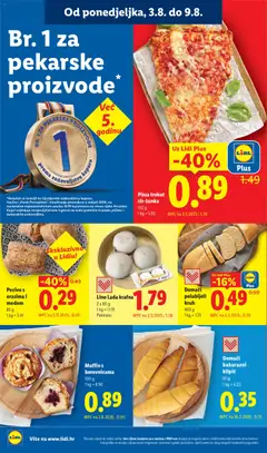 Domaći polubijeli kruh, Domaći polubijeli kruh - Pregled kataloga iz trgovine Lidl, vrijedi od 03.08.2026 | Stranica: 4