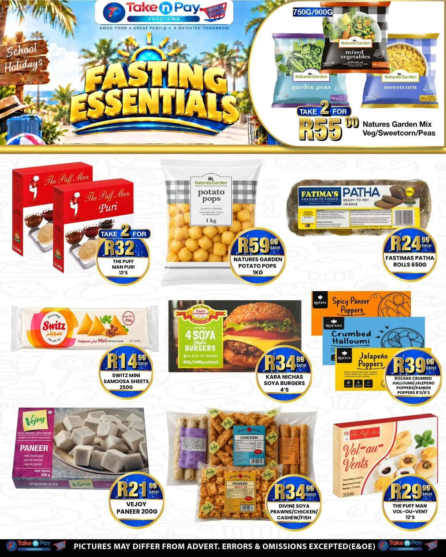 New Take n Pay catalogue – valid from 28/09/2026 | Page: 5 | Products: Eggs, Chicken, Vegetables, Peach