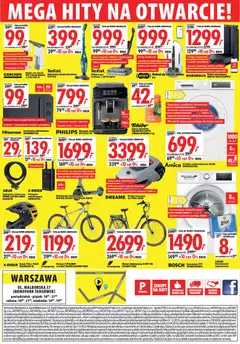 Pogląd oferty "Mediaexpert promocje - Wielkie otwarcie Warszawa" - ważna od 23.05.2026 | Strona: 8 | Produkty: Ekspres ciśnieniowy, Kawa ziarnista, Tchibo, Hulajnoga elektryczna