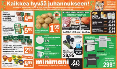 Minimani-mainoslehti voimassa 18.06.2026 alkaen