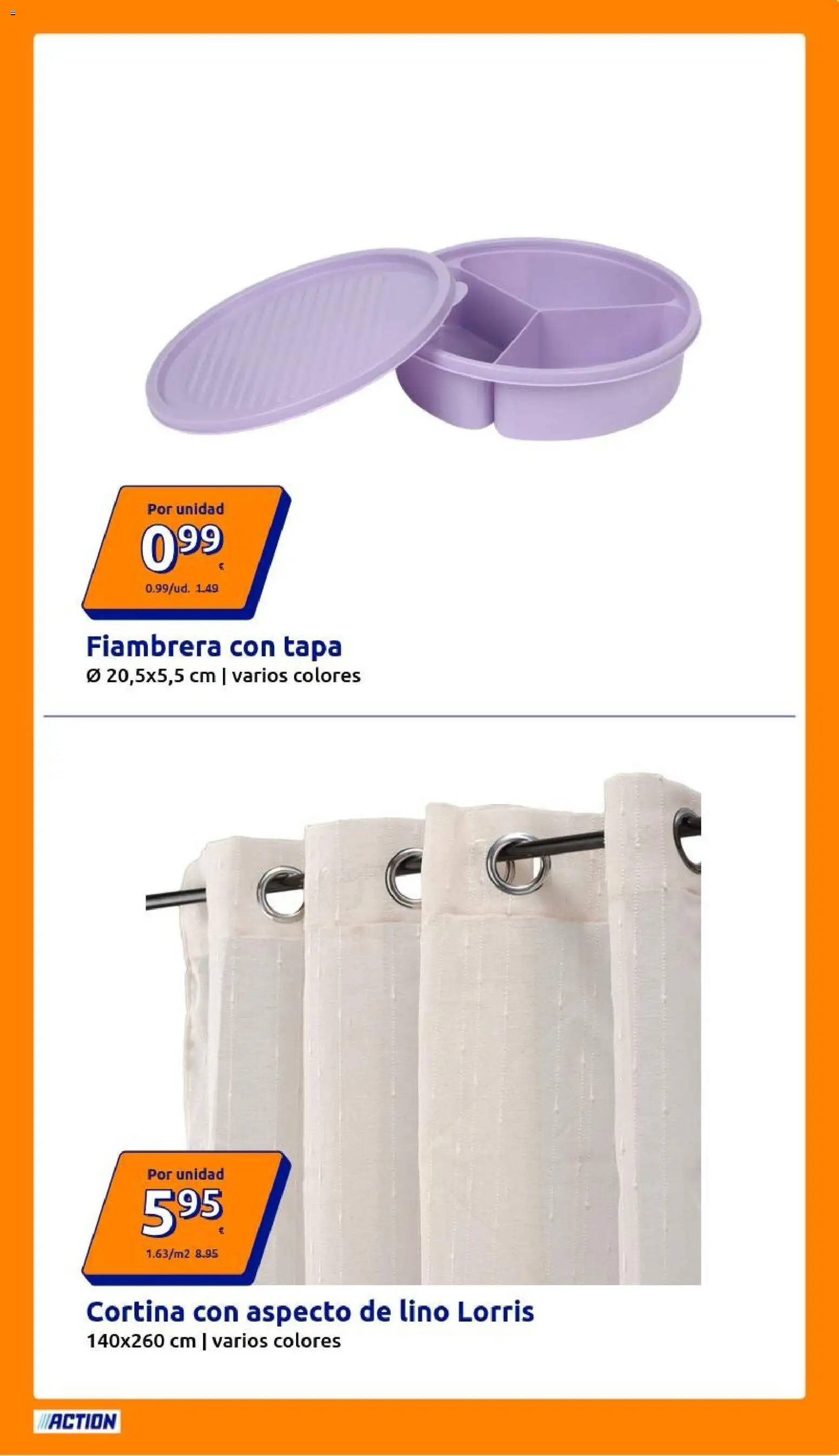 Action folleto │ válido desde el 17.06.2026 | Página: 9 | Productos: Cortina, Fiambrera