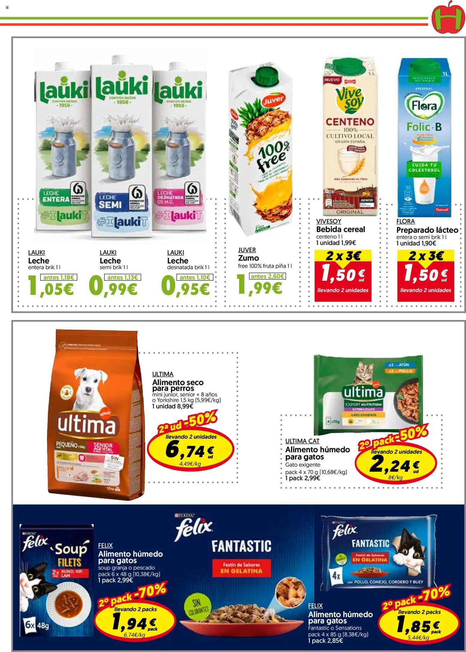 Hiper Usera folleto │ válido desde el 01/07/2026 | Página: 11 | Productos: Leche entera, Gelatina, Leche, Ροζ πιπέρι
