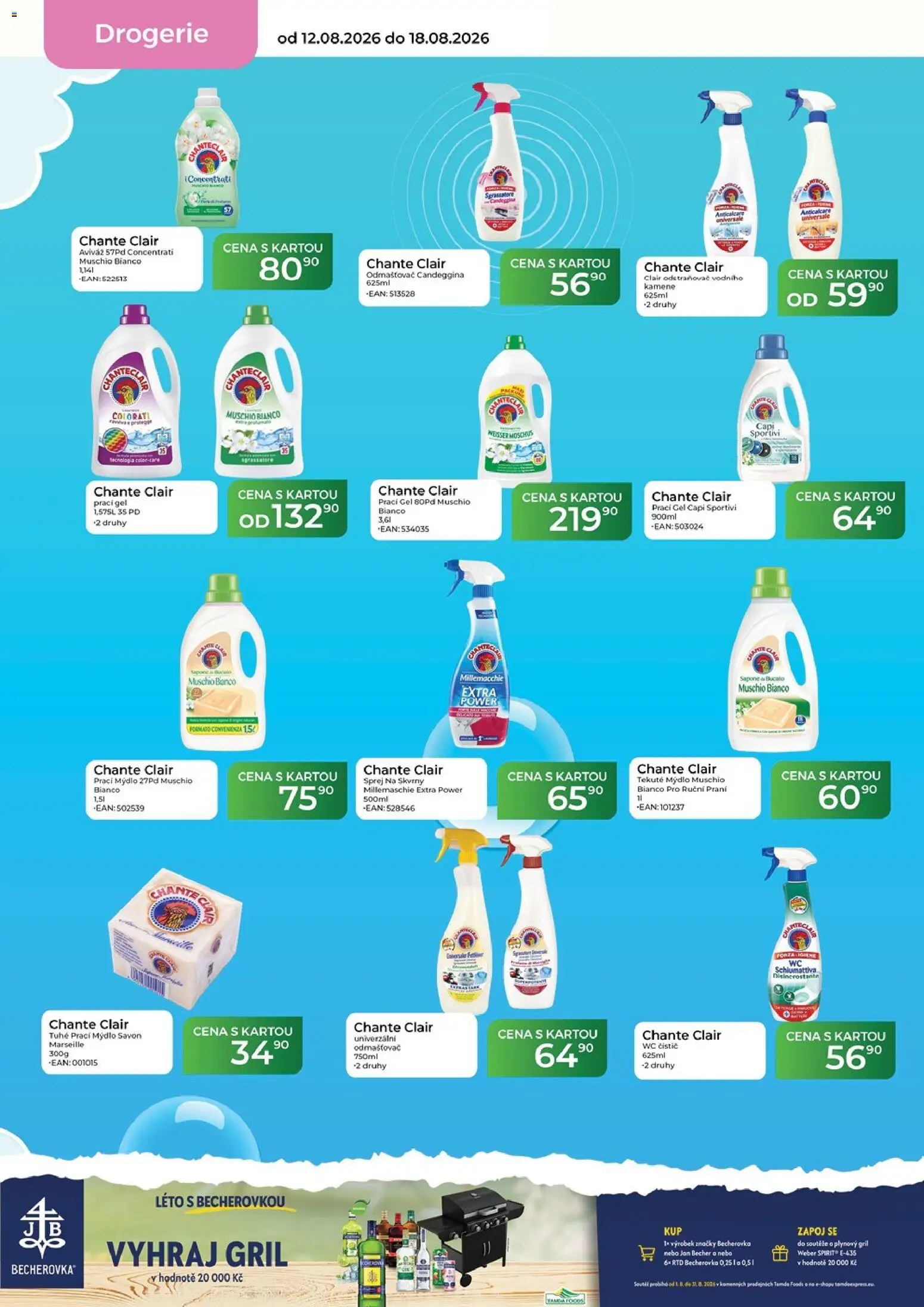 Tamda Foods leták od 12.08.2026 | Strana: 58 | Produkty: Prací gel, Gril, Wc, Odmašťovač