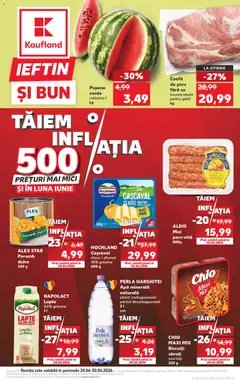 Ofertele Kaufland valabile de la 24.06.2026