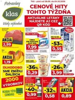 Klas leták platný od 28.09.2026