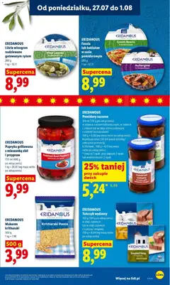 Pogląd oferty "ERIDANOUS, Makaron, kritharaki, 500 g" - ważna od 27.07.2026 | Strona: 51