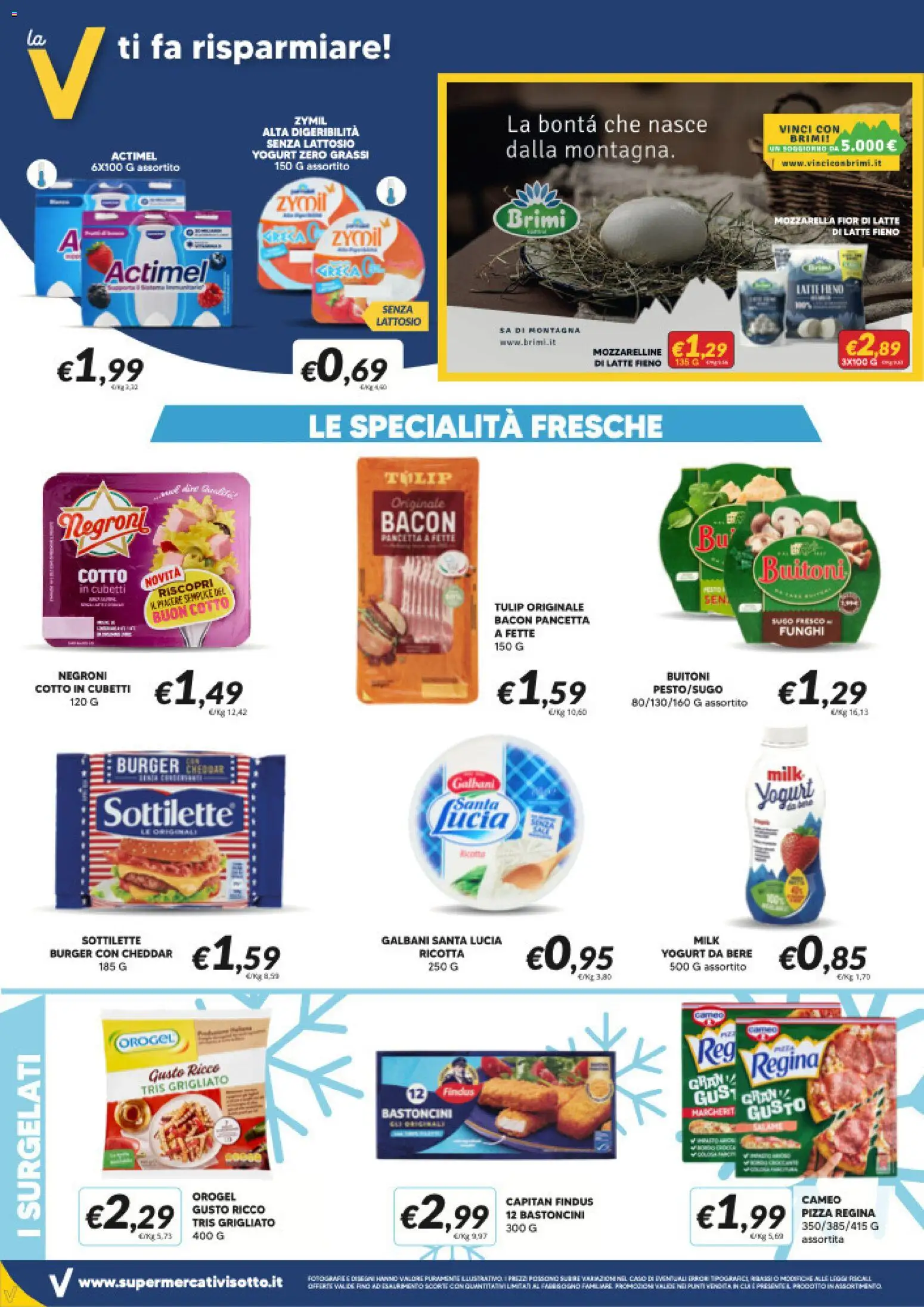 Volantino Visotto del 17.06.2026 | Pagina: 4 | Prodotti: Salame, Pancetta, Funghi, Ricotta