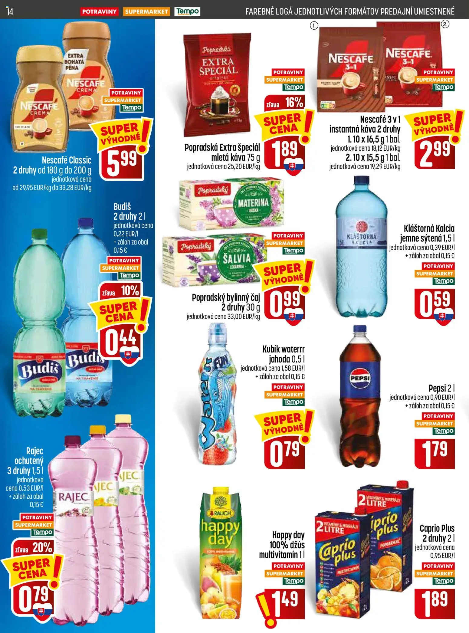 Nové COOP Jednota akcie – leták je platný od 26.08.2026 | Strana: 14