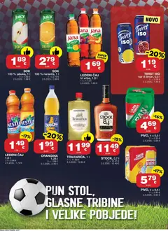 Stanić Diskont Katalog - Pregled kataloga iz trgovine Stanić Diskont, vrijedi od 11.06.2026 | Stranica: 9 | Proizvodi: Travarica, Ledeni čaj, Čaj, Ožujsko