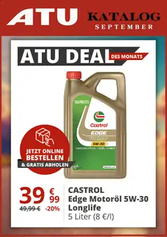 ATU Prospekt ab 01.09.2026 gültig
