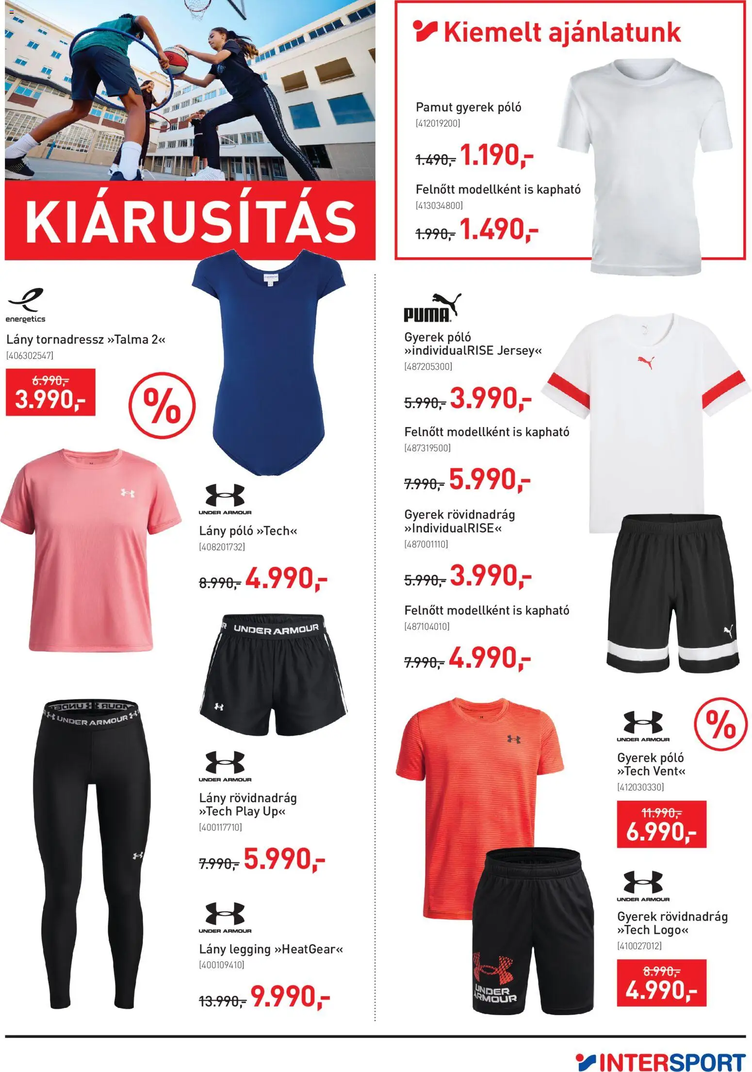 Intersport akciós ujság - amely érvényes a következő dátumtól: 2026.08.04. | Oldal: 7