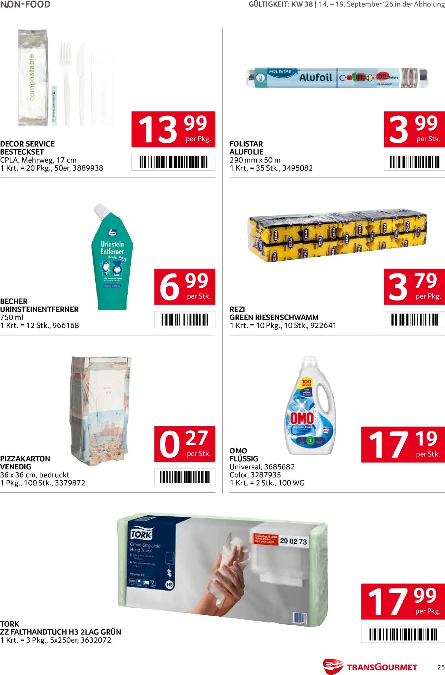 Transgourmet Flugblatt gültig ab 14.09.2026 | Seite: 24