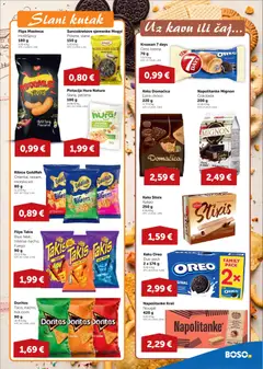 Boso Katalog - Pregled kataloga iz trgovine Boso, vrijedi od 03.09.2026 | Stranica: 9 | Proizvodi: Oreo, Čokolada, Kakao, Kroasan