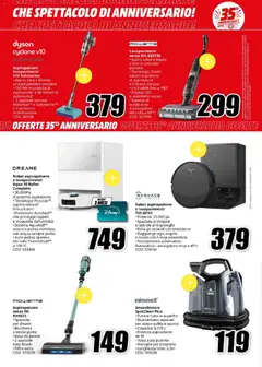 Anteprima del volantino Media World volantino valido a partire dal 14/09/2026 | Pagina: 35 | Prodotti: Acqua, Tubo, Dyson, Divano