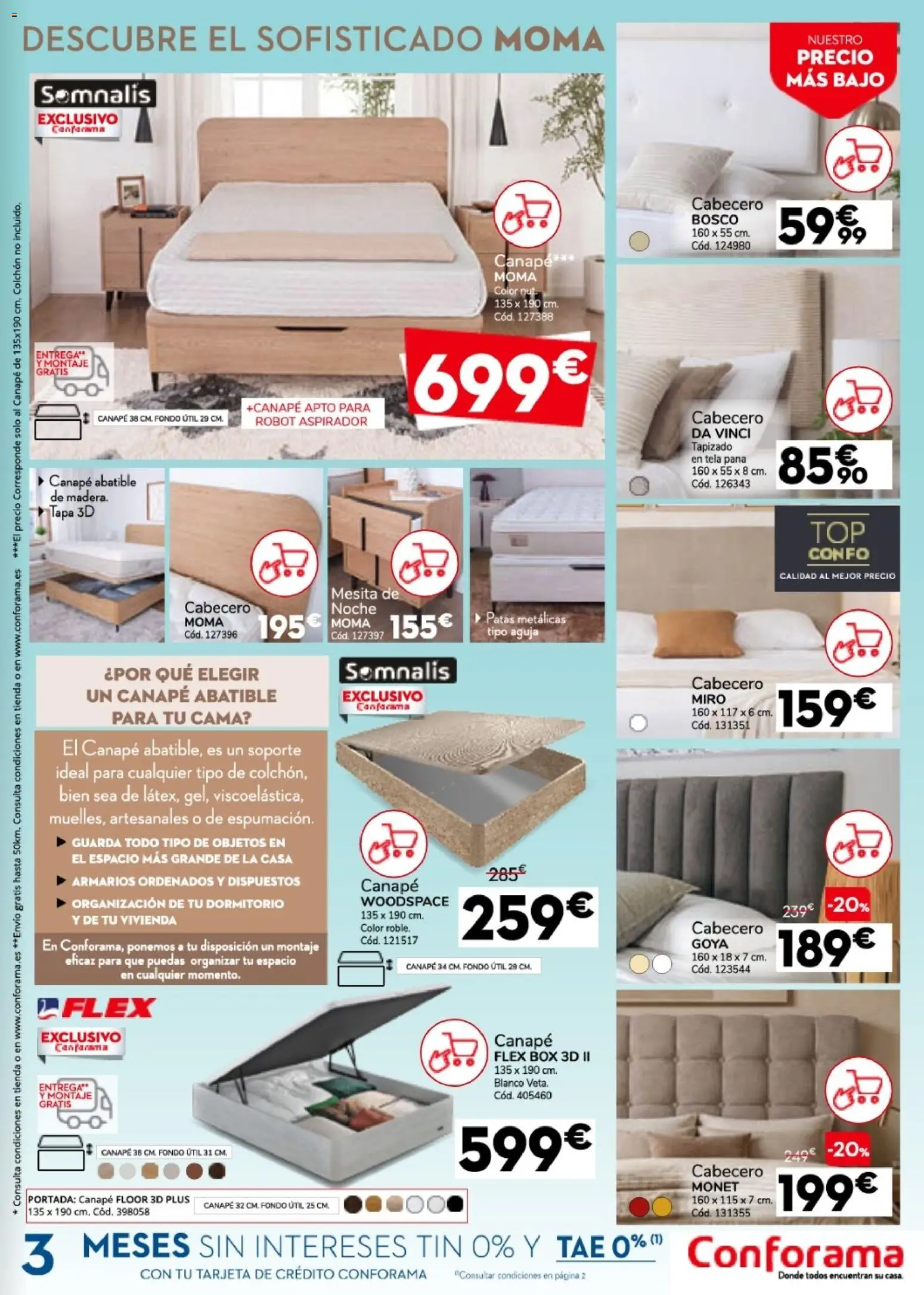 Conforama folleto │ válido desde el 30/07/2026 | Página: 7 | Productos: Colchon, Robot, Cama, Aspirador