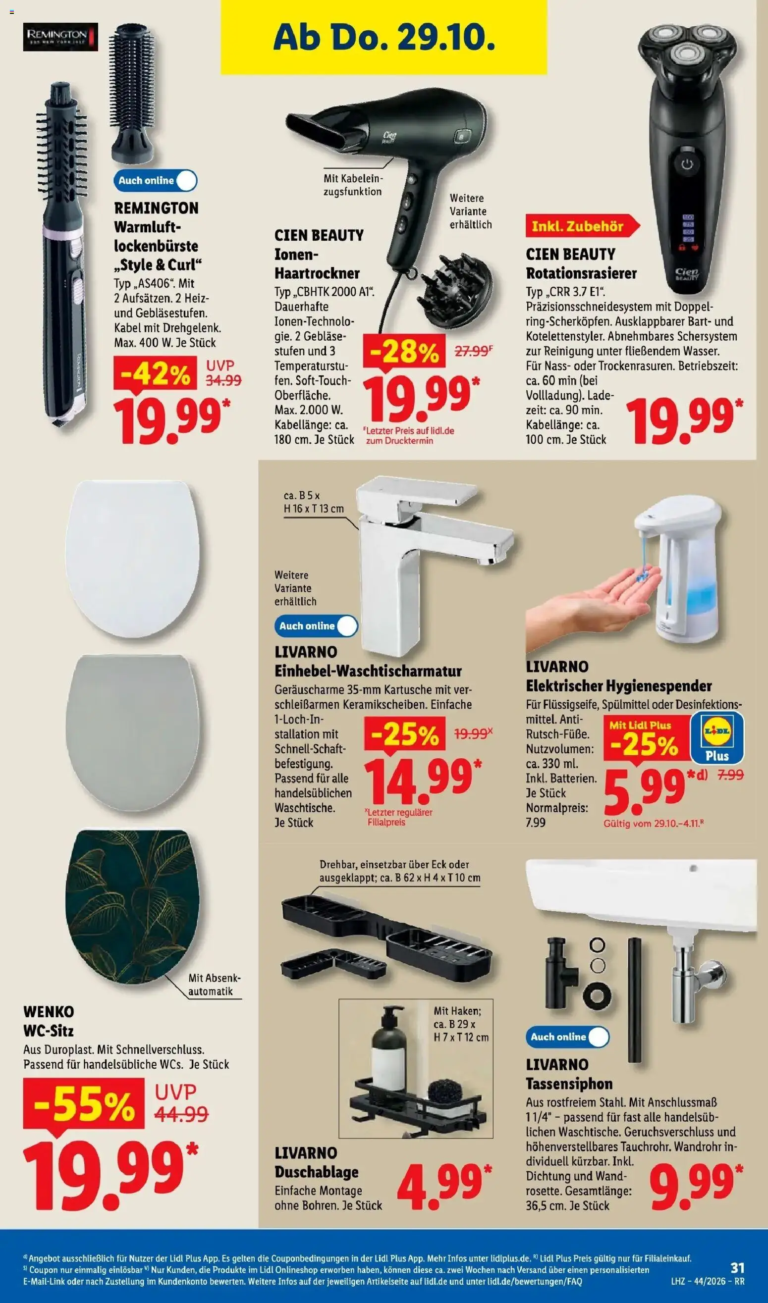 Lidl Prospekt Hagen – gültig ab 26.10.2026 | Seite: 57 | Produkte: Kabel, Haartrockner