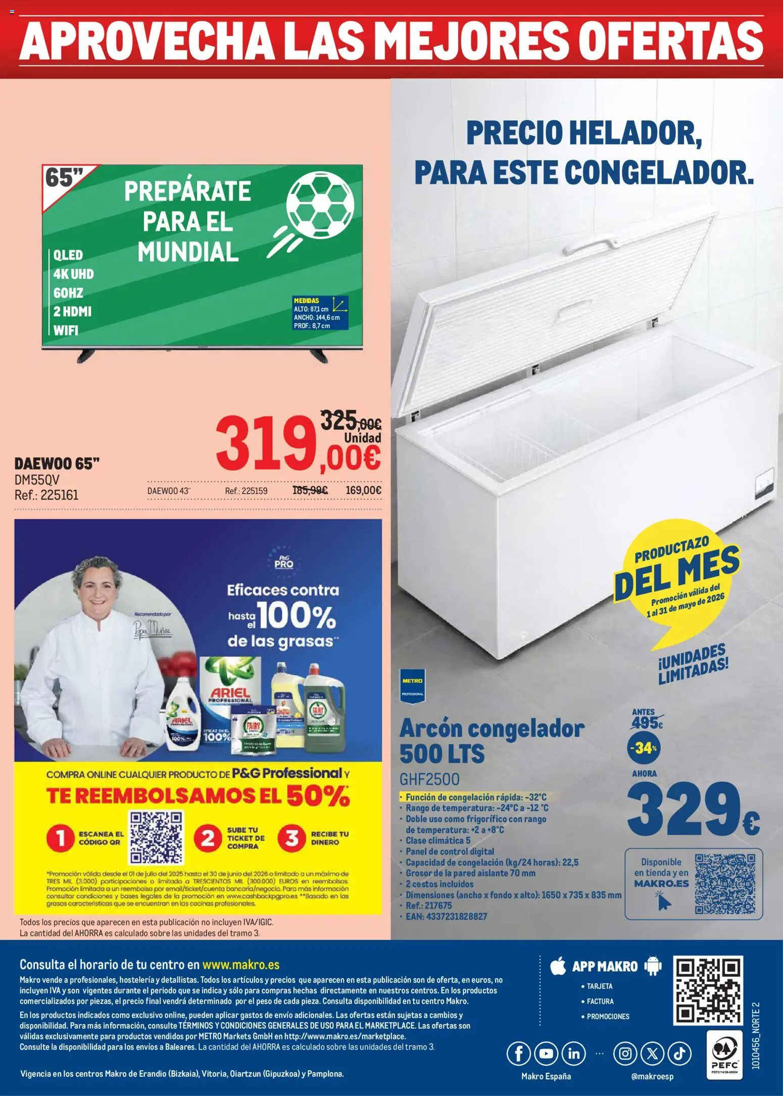 Makro Precios Norte II │ válido desde el 04.05.2026 | Página: 8 | Productos: Té, Congelador, Peso