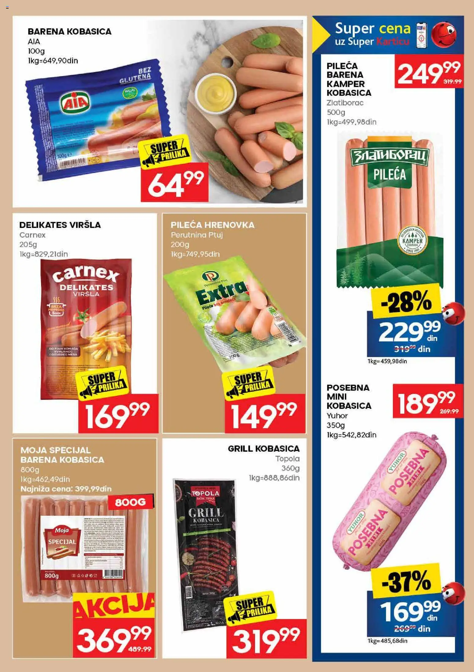 Mercator katalog - važi od 06.08.2026 | Strana: 11 | Proizvode: Kobasica