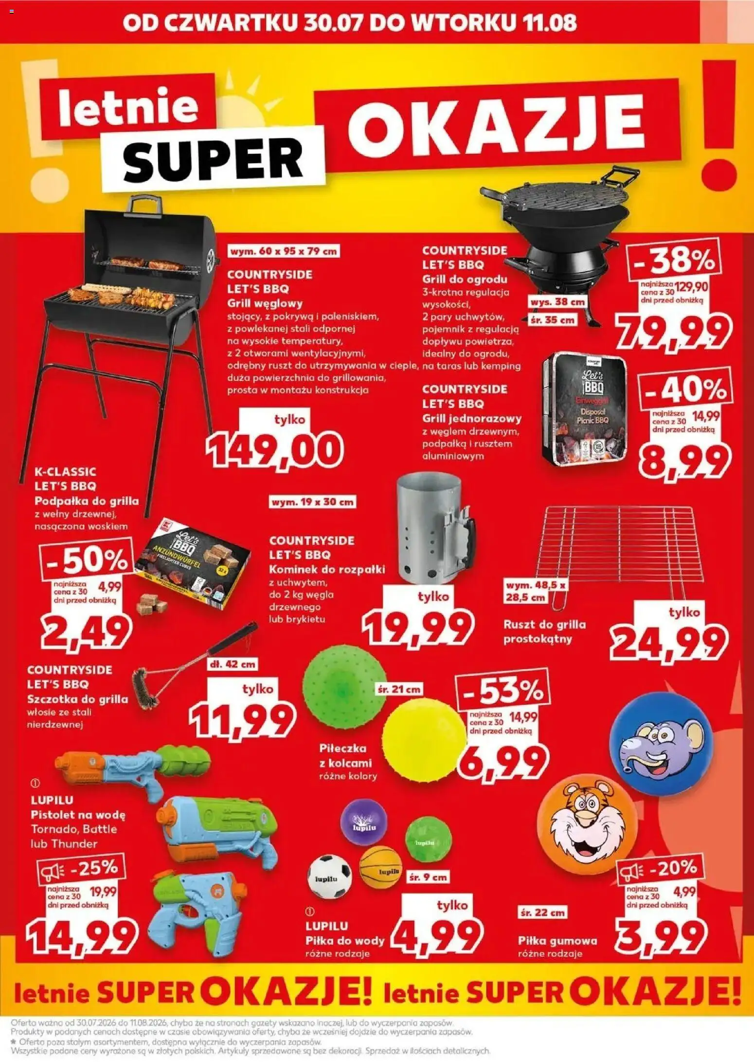 Kaufland gazetka - Mocny start od 03.08.2026 | Strona: 23 | Produkty: Starter, Grill, Gazety, Ruszt