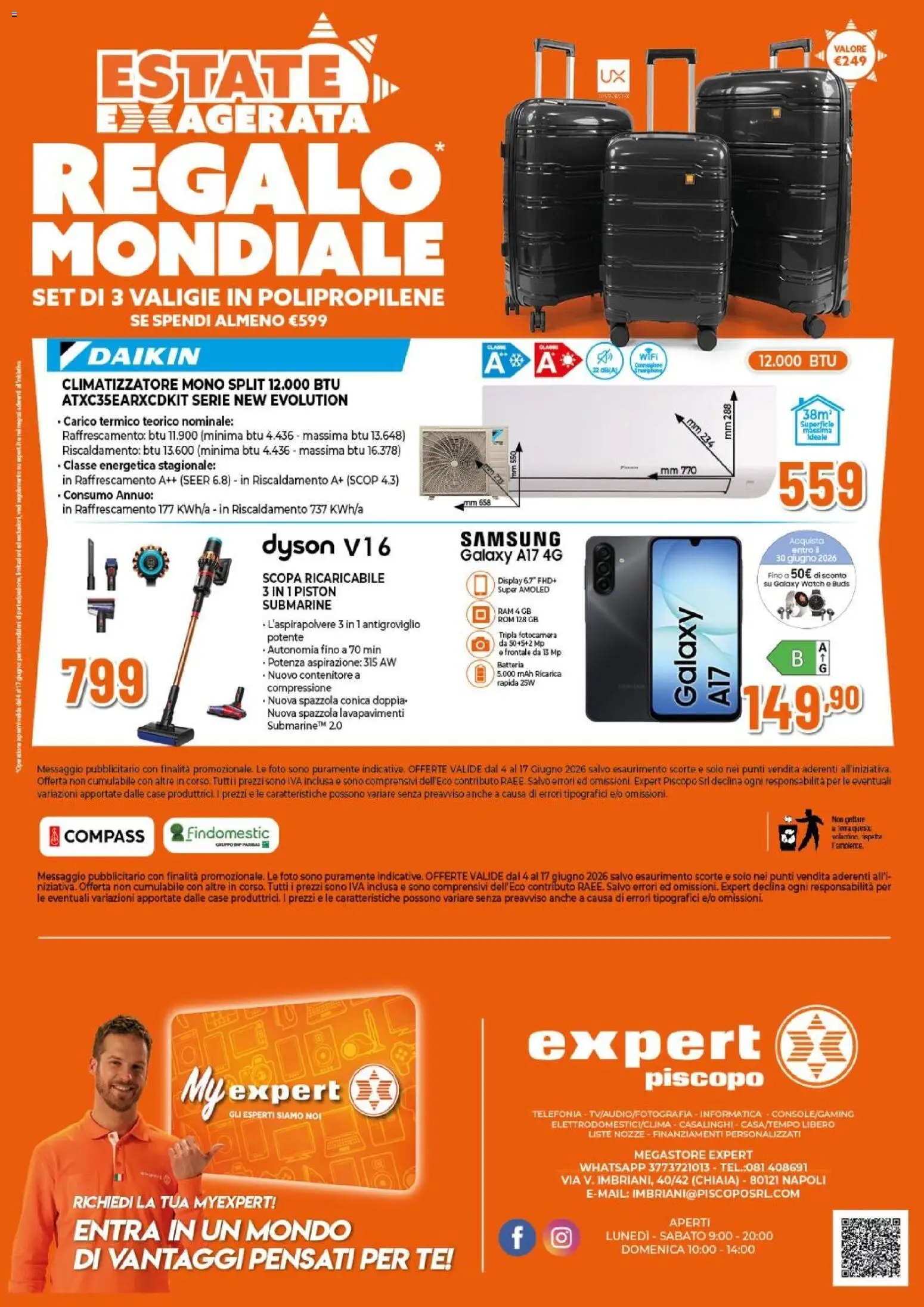 Volantino Expert del 04.06.2026 | Pagina: 36 | Prodotti: Spazzola, Fotocamera, Dyson, Samsung