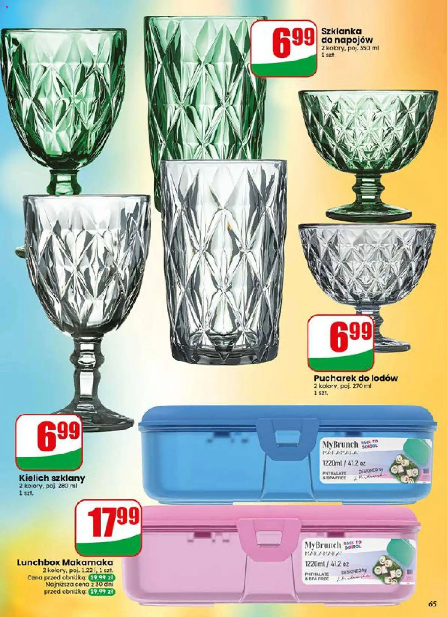 Dino gazetka od 15.07.2026 | Strona: 65 | Produkty: Szklanka, Sól