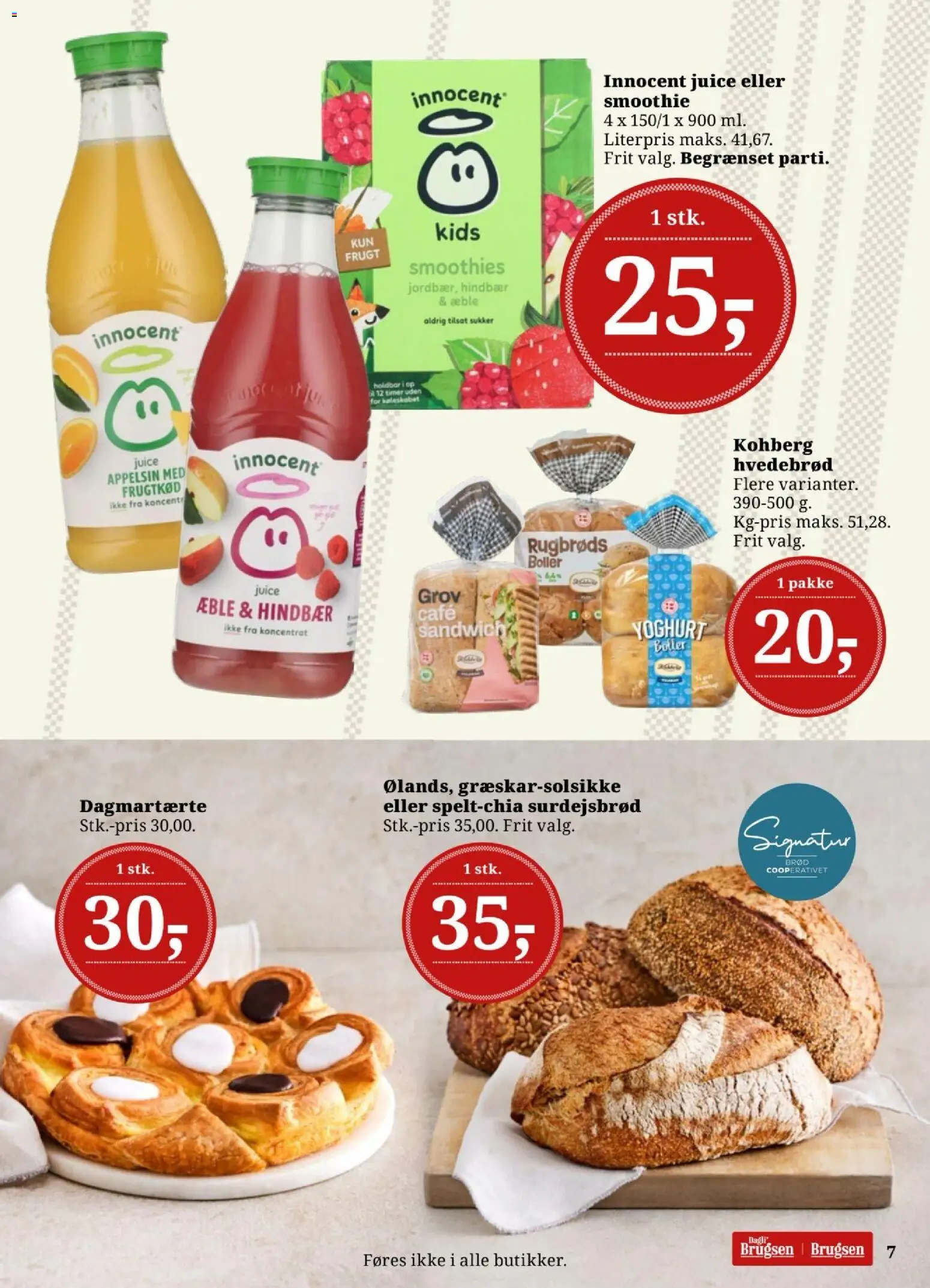 Dagli'Brugsen tilbudsavis – gyldig fra 31/07/2026 | Side: 7 | Produkter: Yoghurt, Juice, Hindbær, Sukker