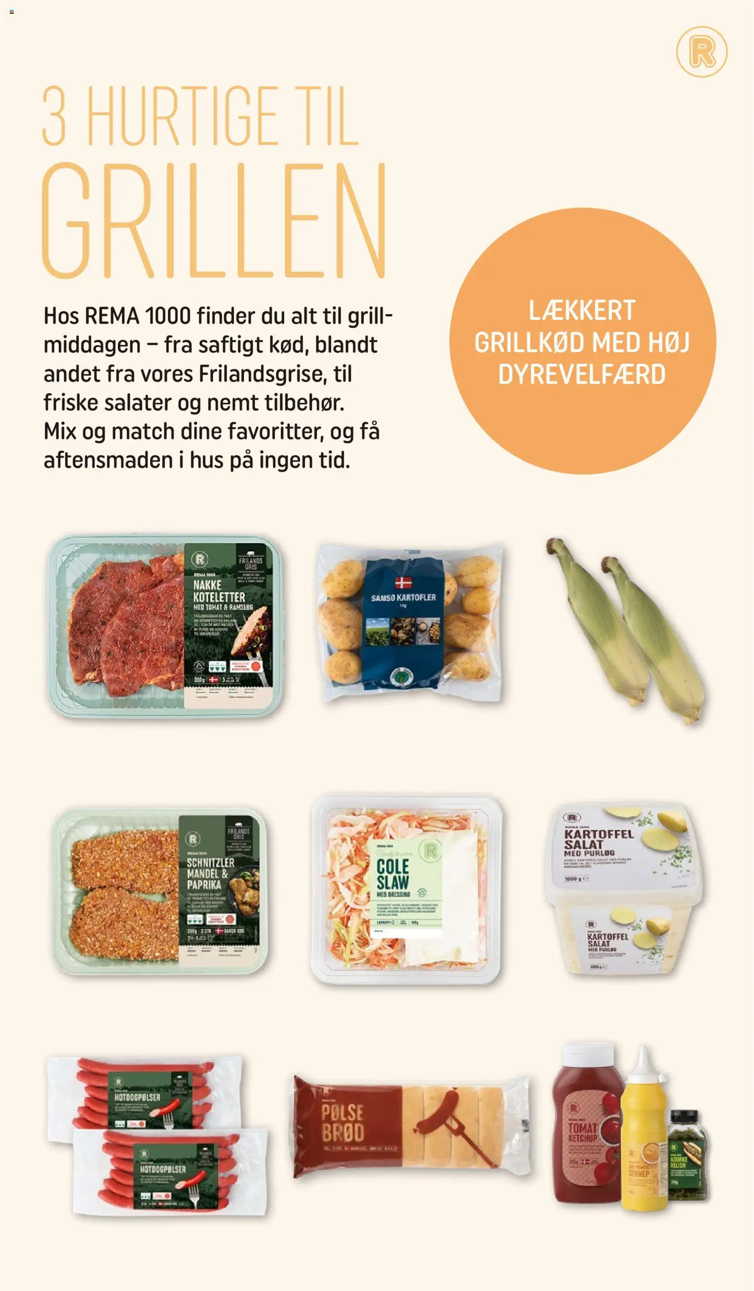 Rema 1000 tilbudsavis – gyldig fra 01.06.2026 | Side: 14 | Produkter: Purløg, Ketchup, Kartofler, Sennep