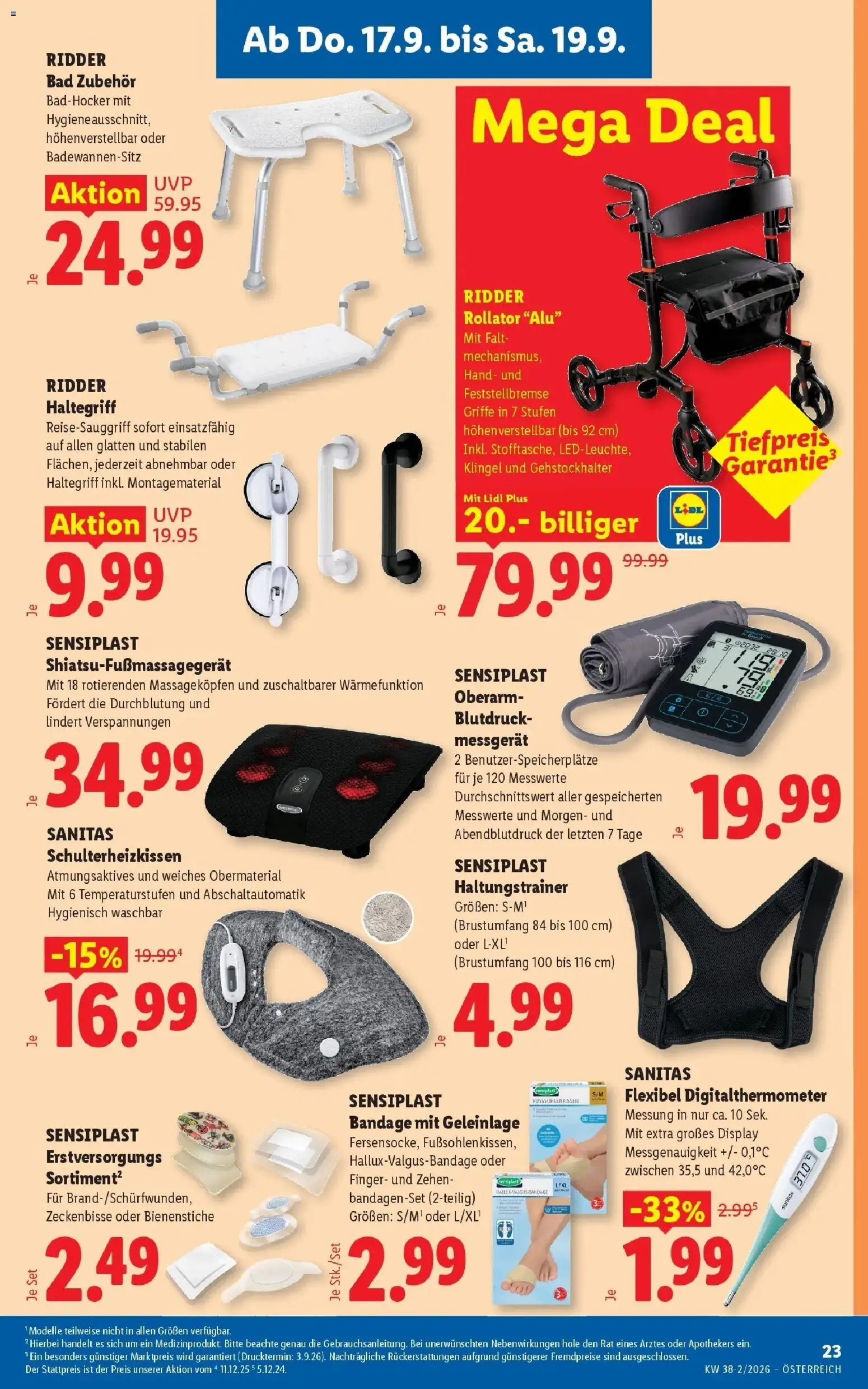 Lidl Flugblatt - Jenbach ab 13.09.2026 - Angebote ab donnerstag | Seite: 27 | Produkte: Monitor, Thermometer, Bad