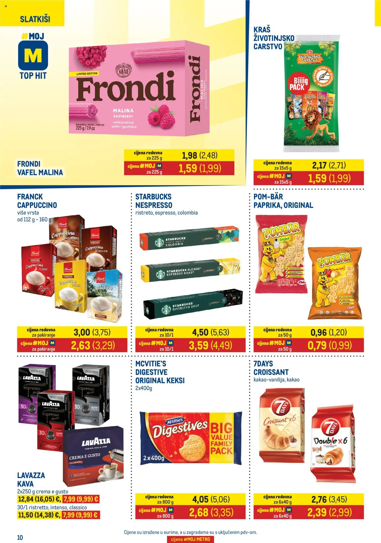 Metro katalog | vrijedi od 16.07.2026 | Stranica: 10 | Proizvodi: Keksi, Paprika, Kakao, Cappuccino
