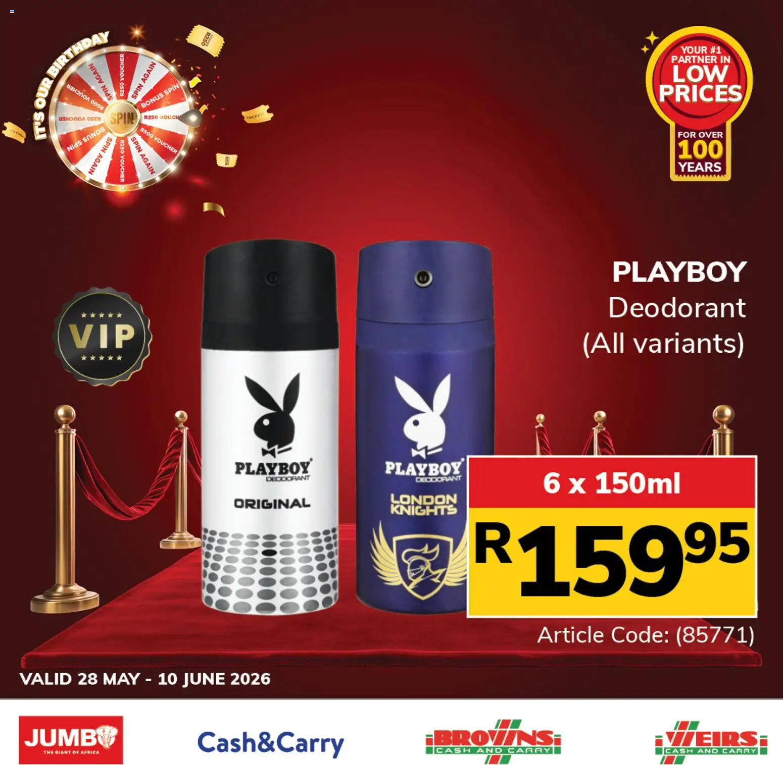 New Jumbo catalogue – valid from 28.05.2026 | Page: 3 | Products: Deodorant